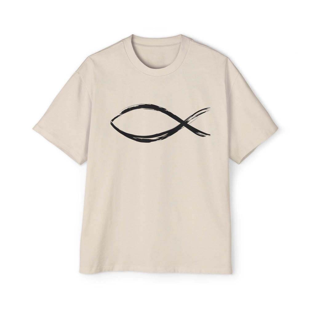 Fish Christian Symbol| Grunge Christian Tee