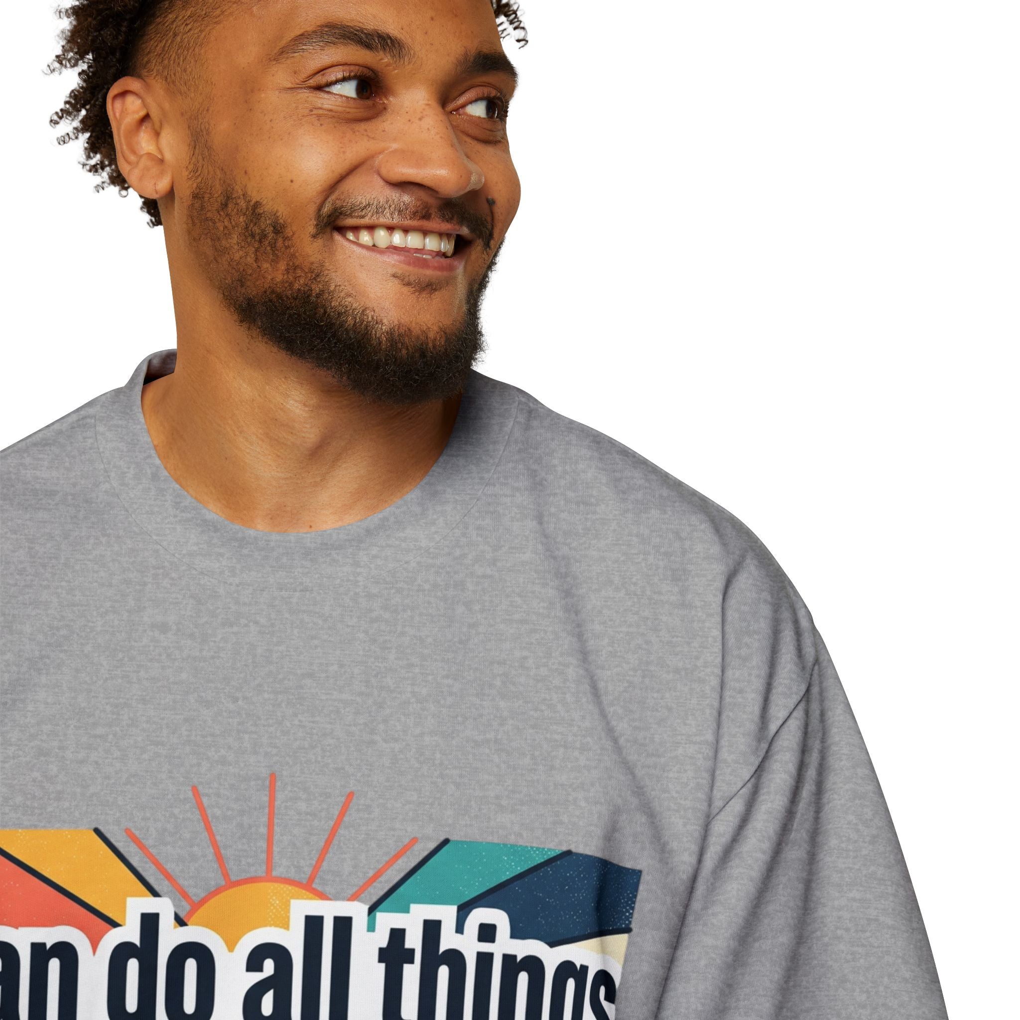I can do all things through Christ who gives me strength T-Shirt | Grunge Christian Tee