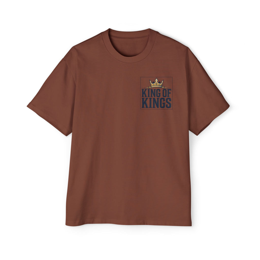 King of Kings Tee — Men's Oversized Graphic T-Shirt with Crown Design