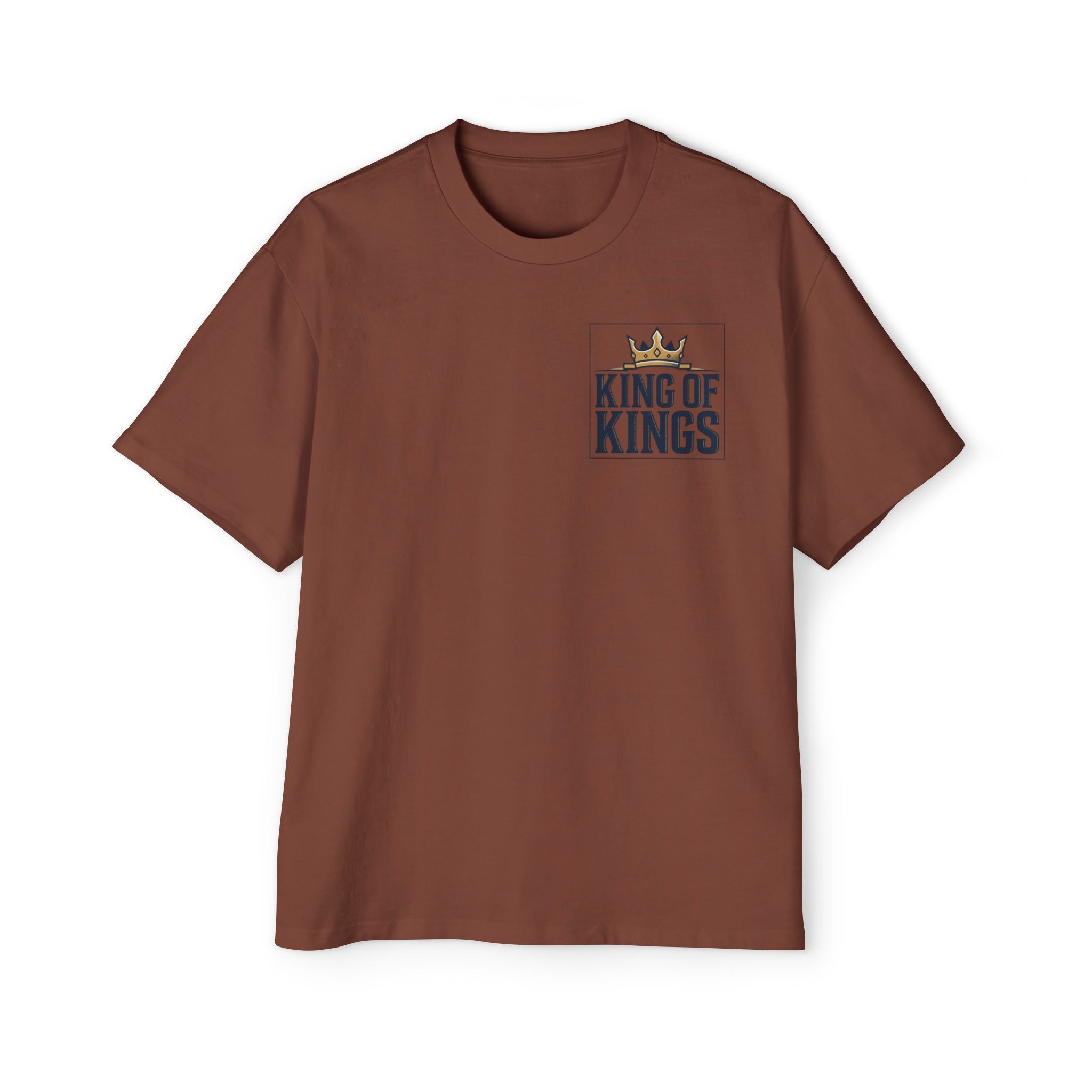 King of Kings Tee — Men's Oversized Graphic T-Shirt with Crown Design