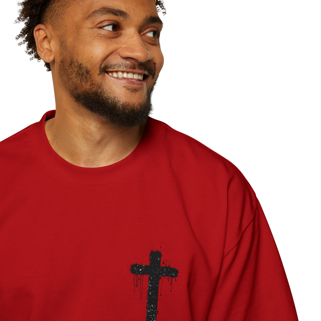 Dripping Paint Cross T-Shirt | Grunge Christian Tee