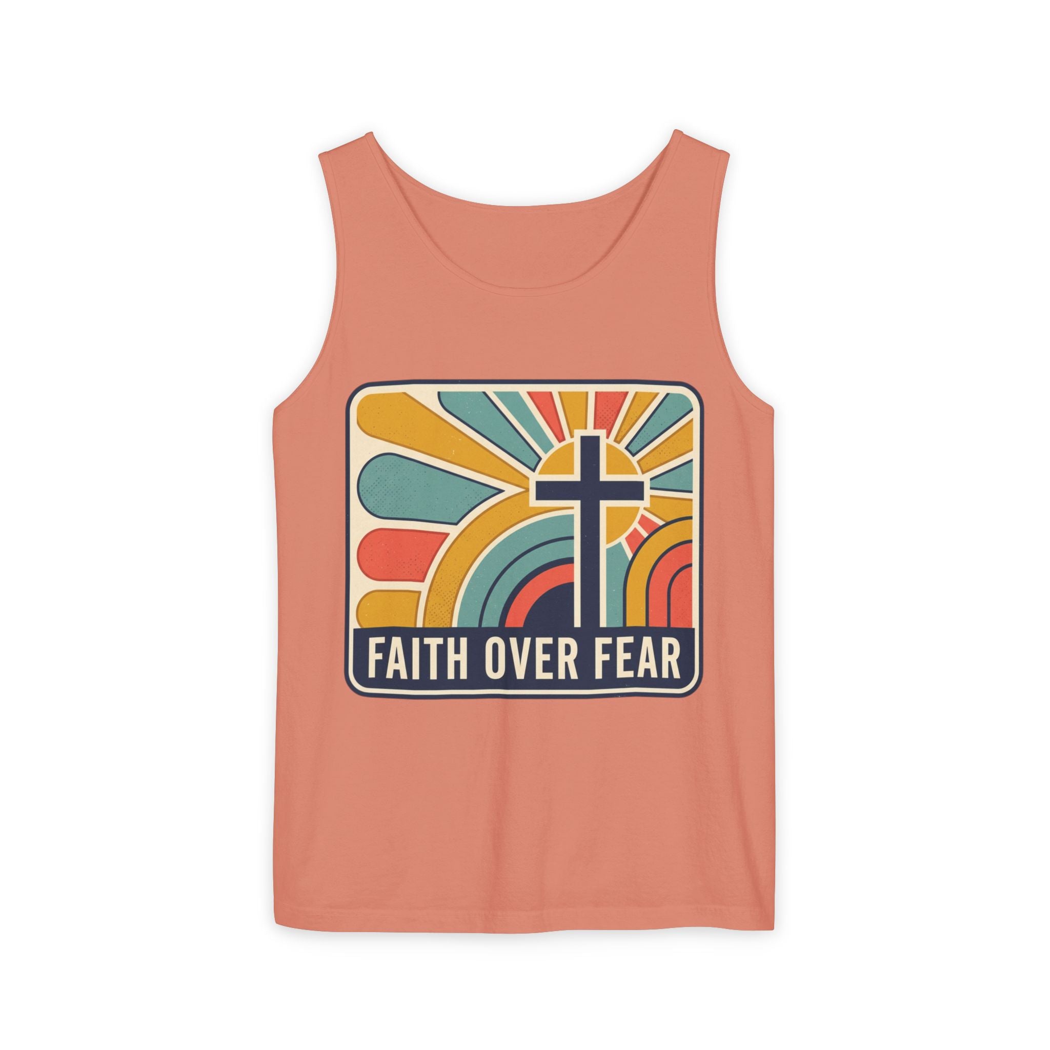 Faith over Fear tank top | Christian faith apparel