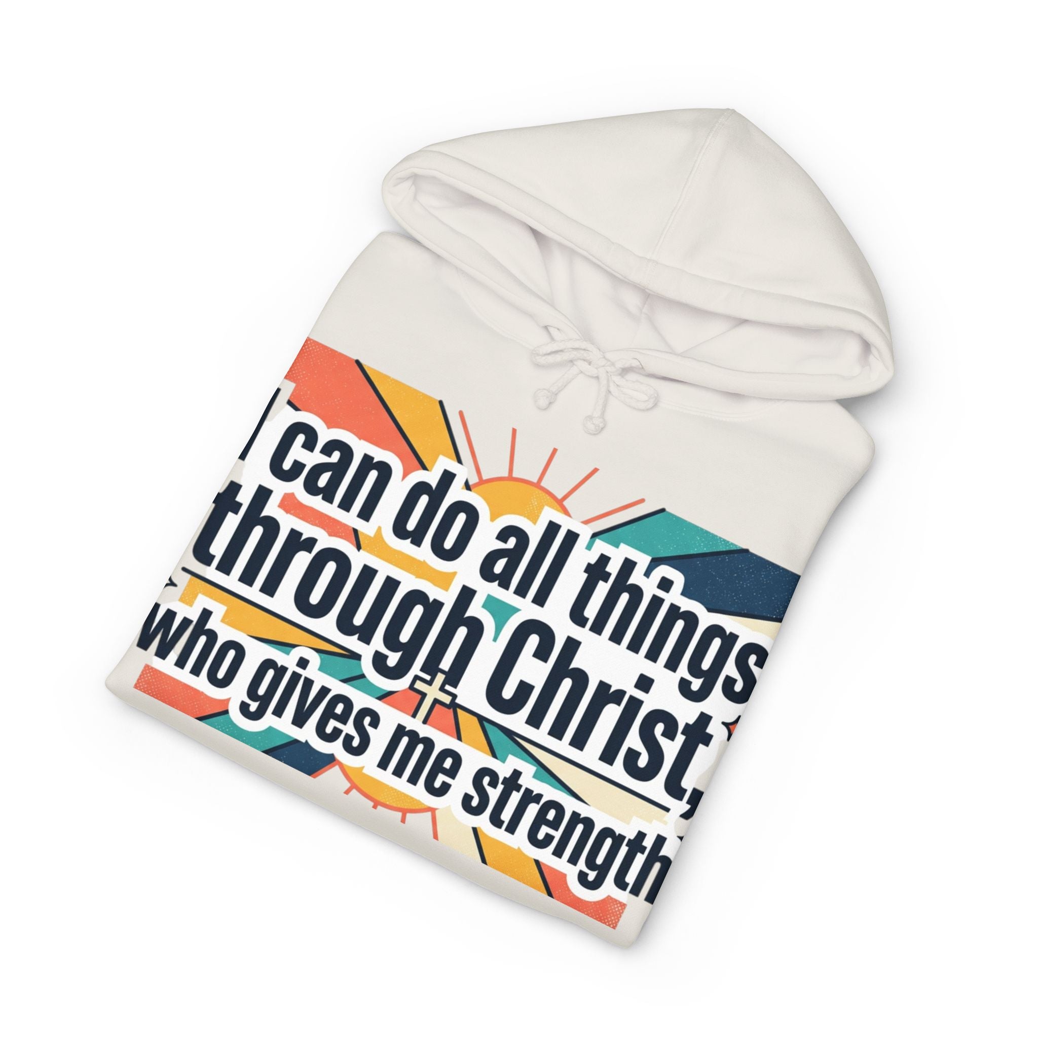All things through God Hooded Sweatshirt