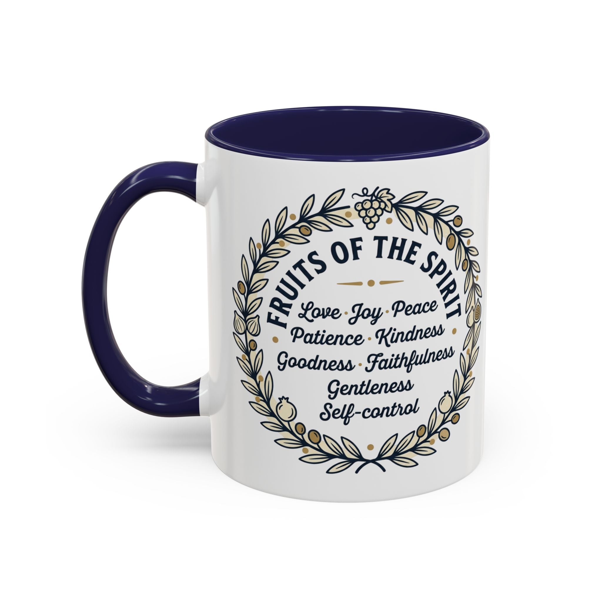 Fruits of the spirit Script Mug | Accent Coffee Mug
