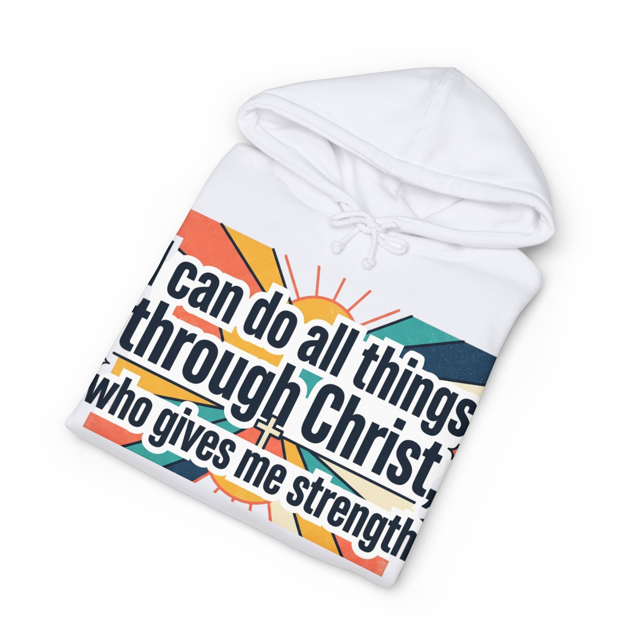 All things through God Hooded Sweatshirt