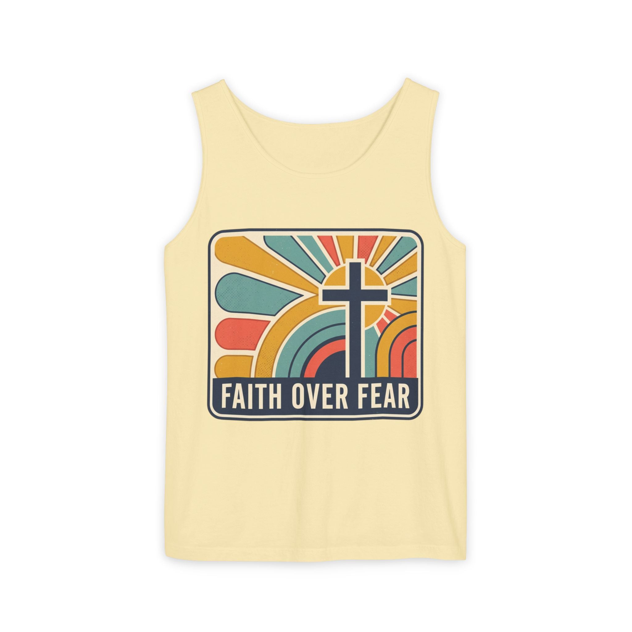 Faith over Fear tank top | Christian faith apparel