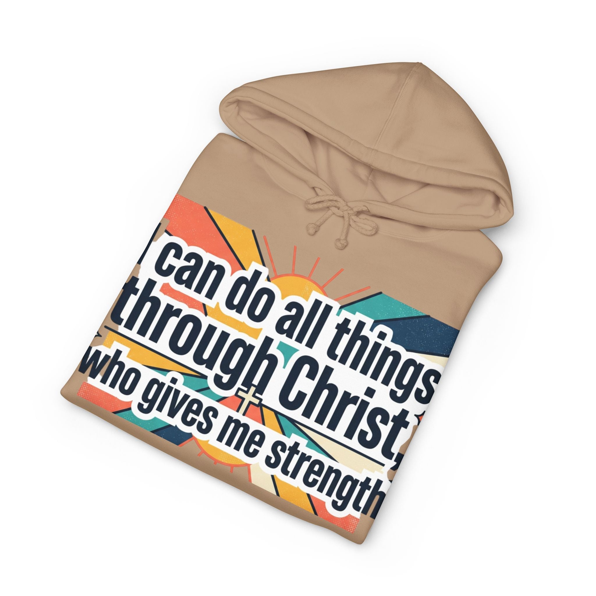 All things through God Hooded Sweatshirt
