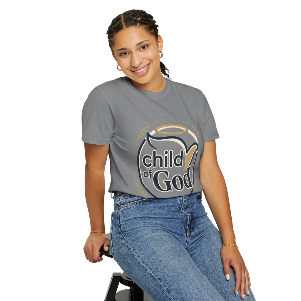 Child of God T‑Shirt — Faith Christian Tee with Dove & Halo