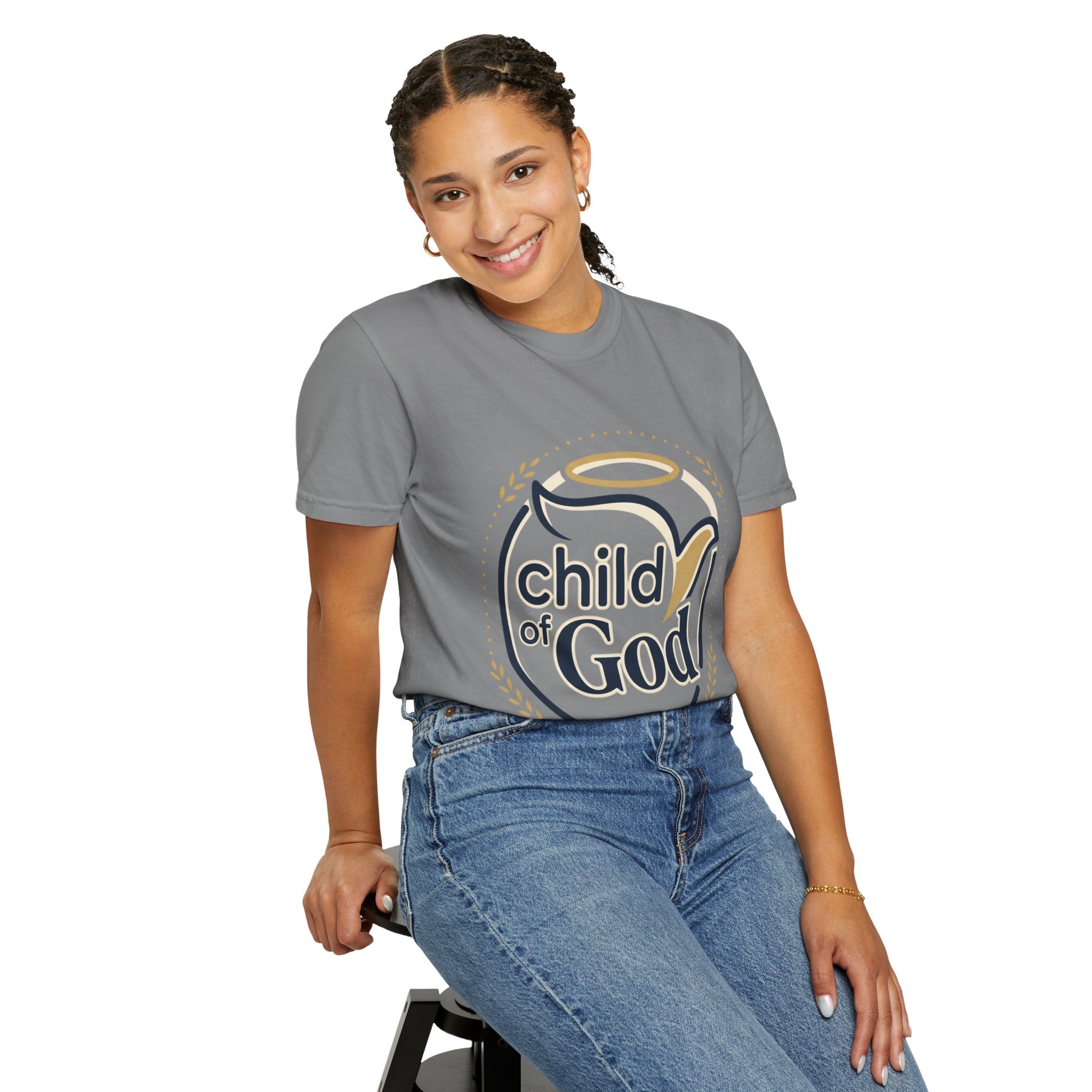Child of God T‑Shirt — Faith Christian Tee with Dove & Halo