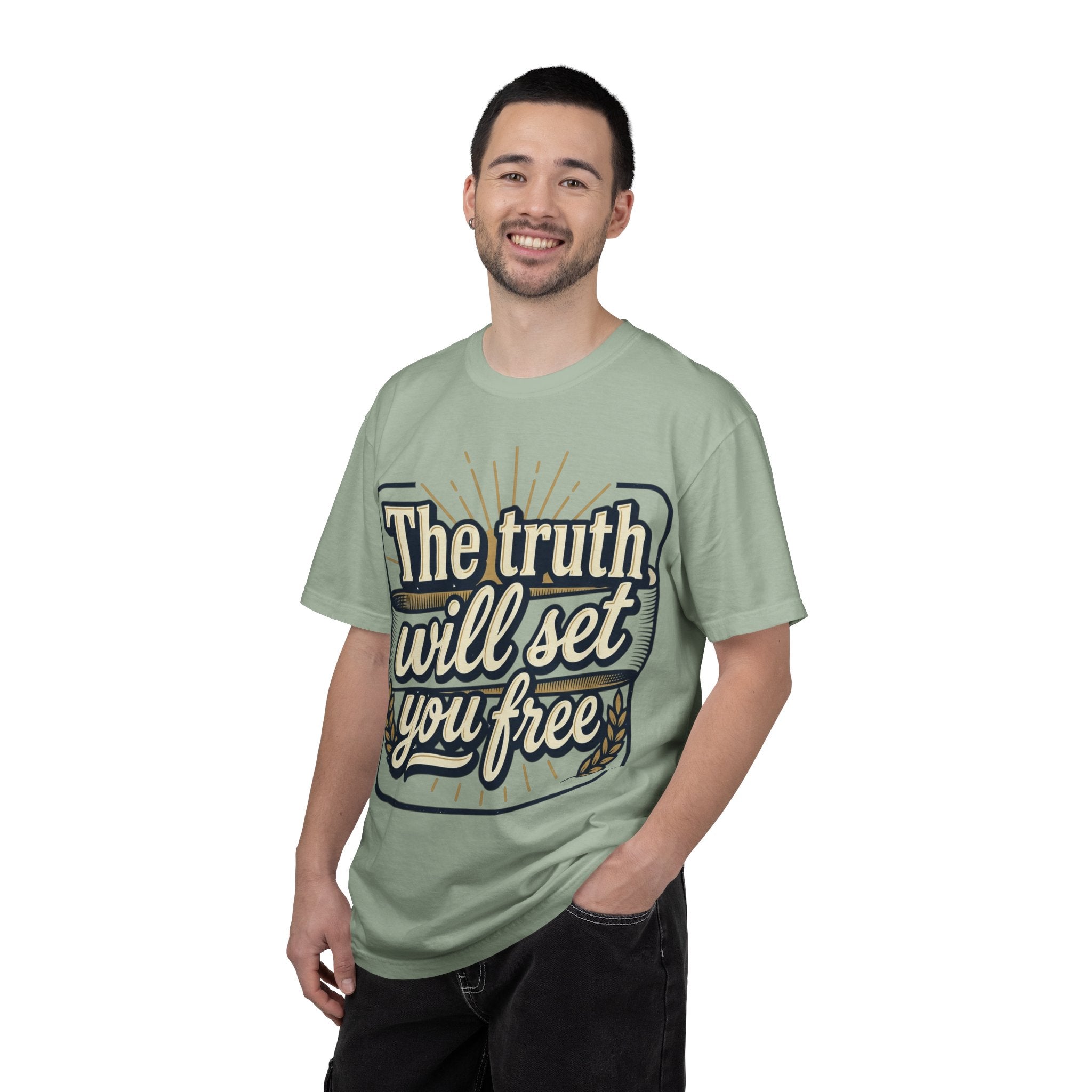 T-Shirt — "The Truth Will Set You Free" Inspirational Graphic Tee
