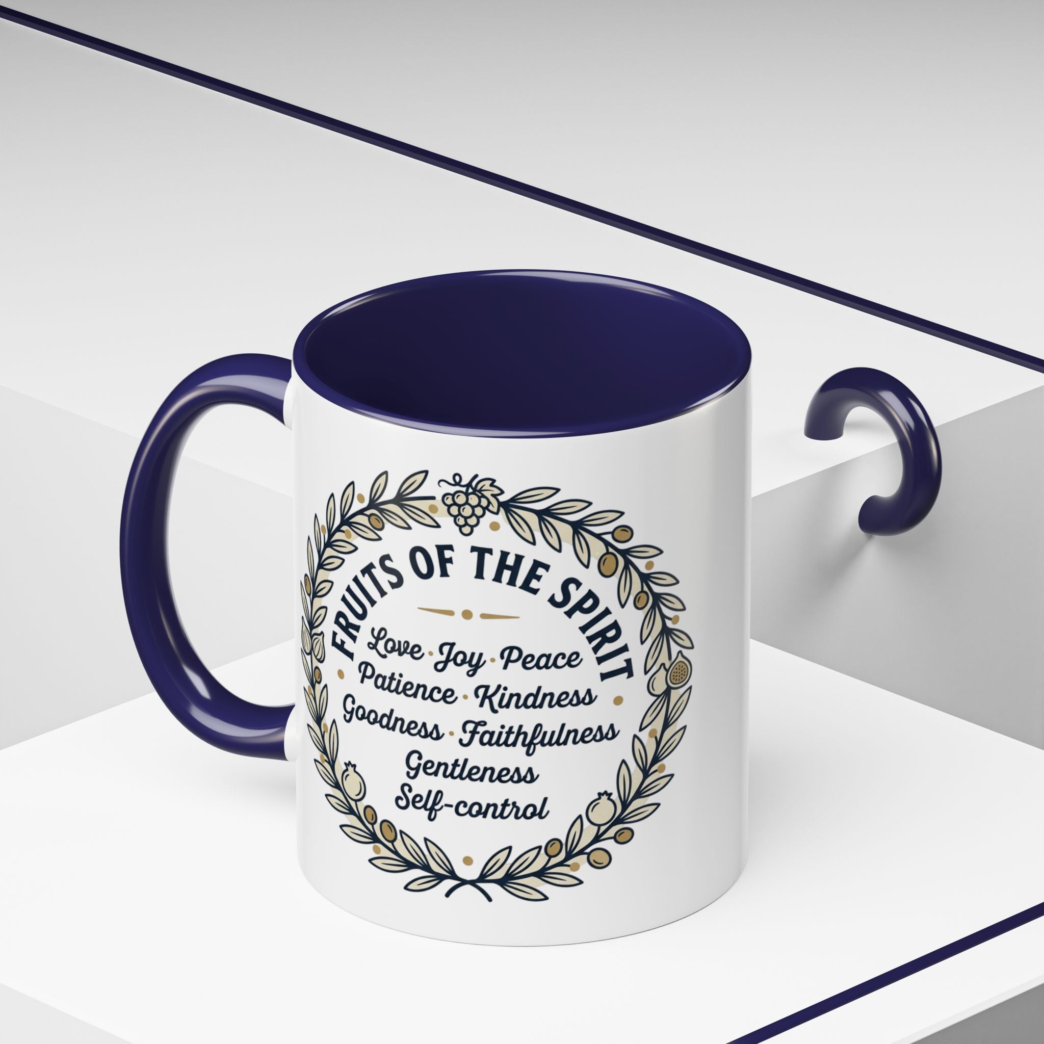 Fruits of the spirit Script Mug | Accent Coffee Mug