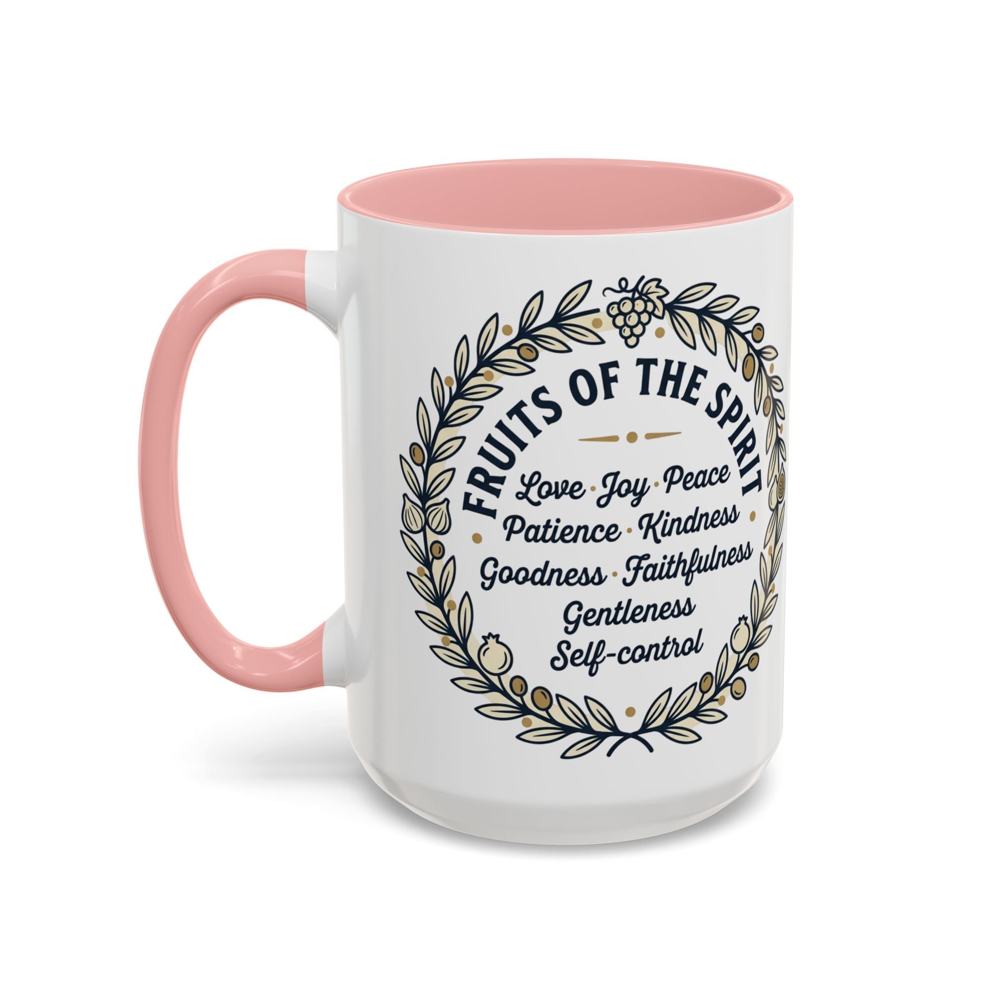 Fruits of the spirit Script Mug | Accent Coffee Mug