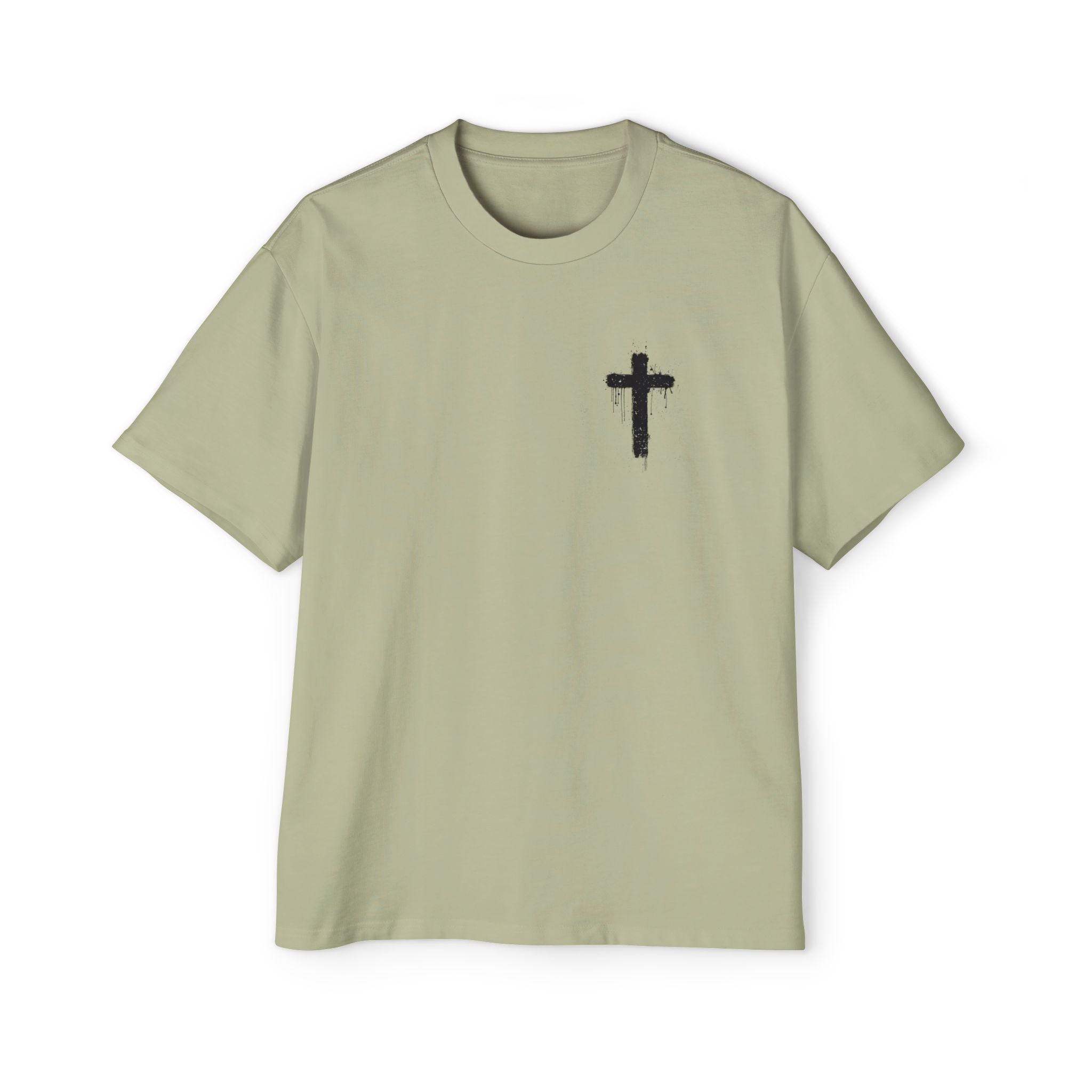 Dripping Paint Cross T-Shirt | Grunge Christian Tee