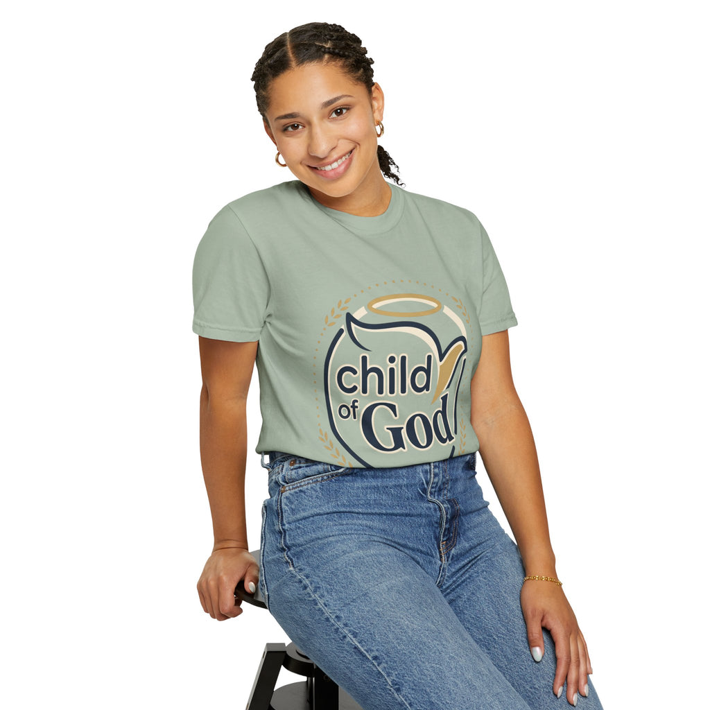 Child of God T‑Shirt — Faith Christian Tee with Dove & Halo