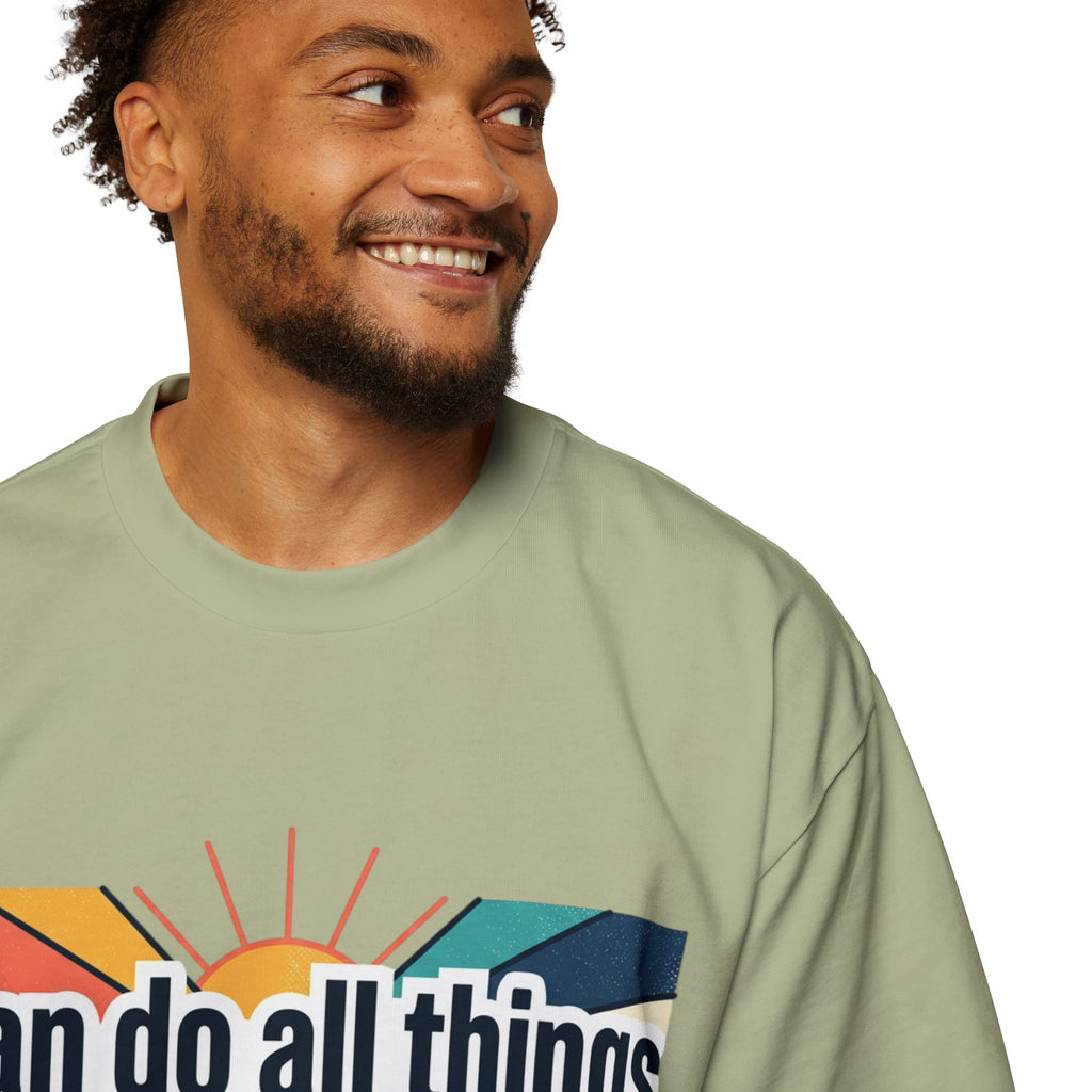 I can do all things through Christ who gives me strength T-Shirt | Grunge Christian Tee