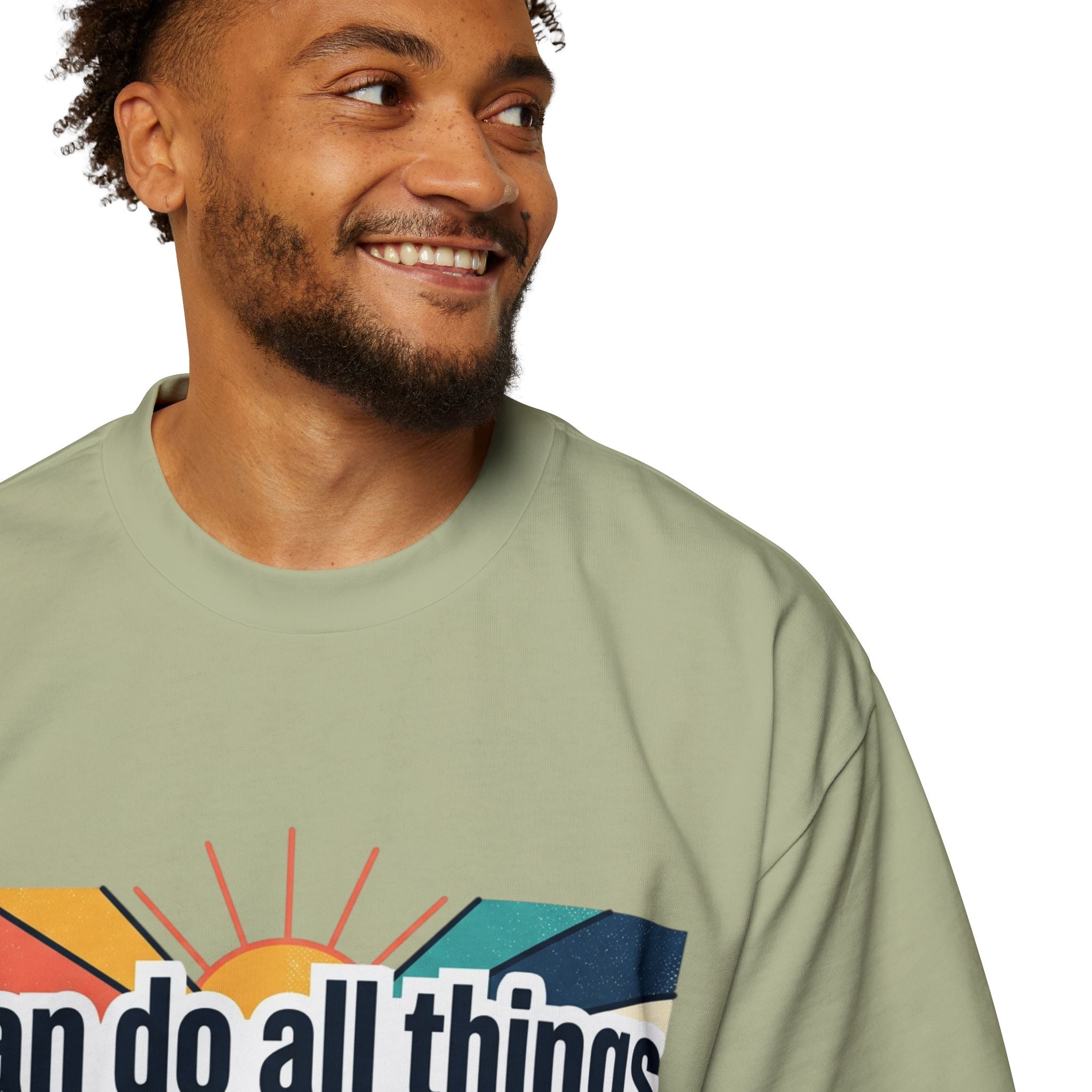 I can do all things through Christ who gives me strength T-Shirt | Grunge Christian Tee