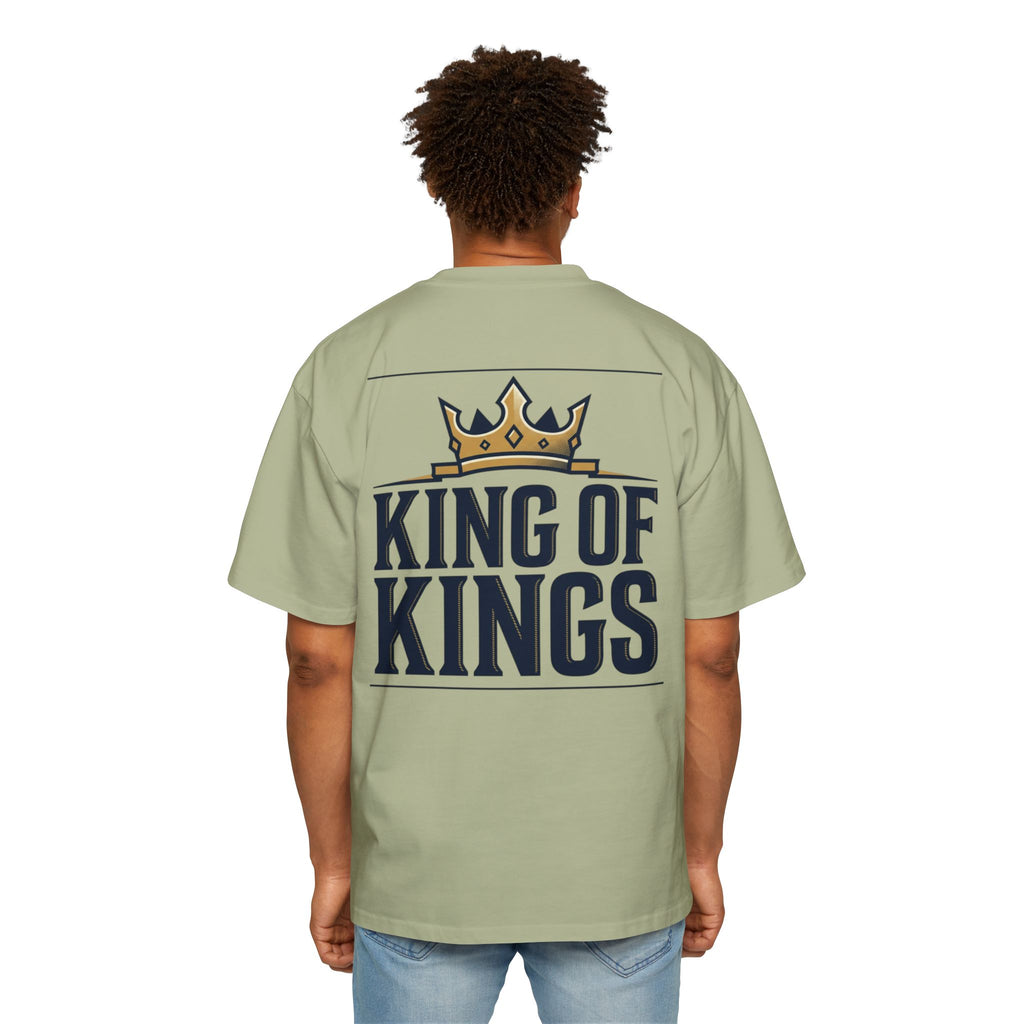 King of Kings Tee — Men's Oversized Graphic T-Shirt with Crown Design