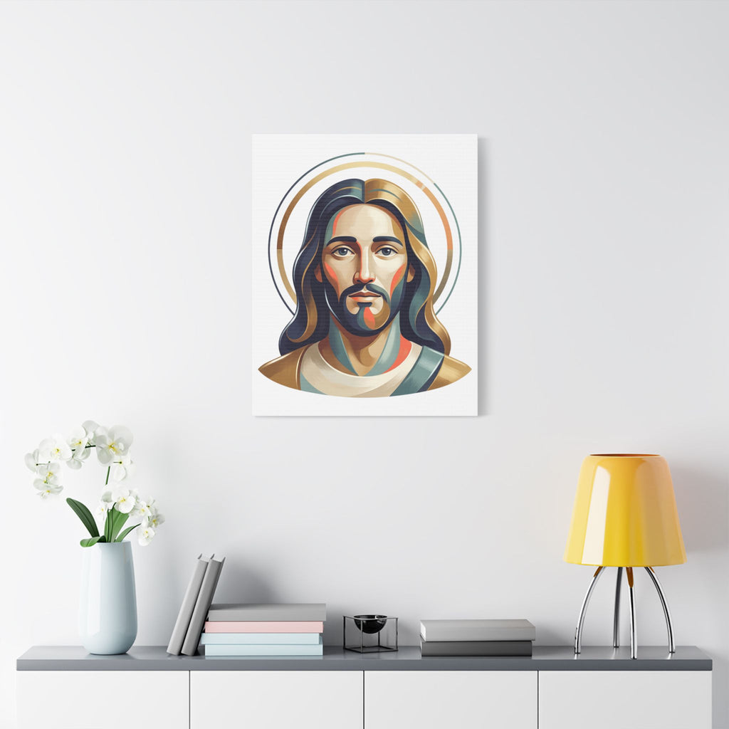 Jesus Portrait Satin Canvas