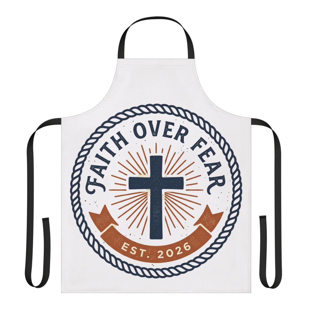 Faith Over Fear cross apron | Apron