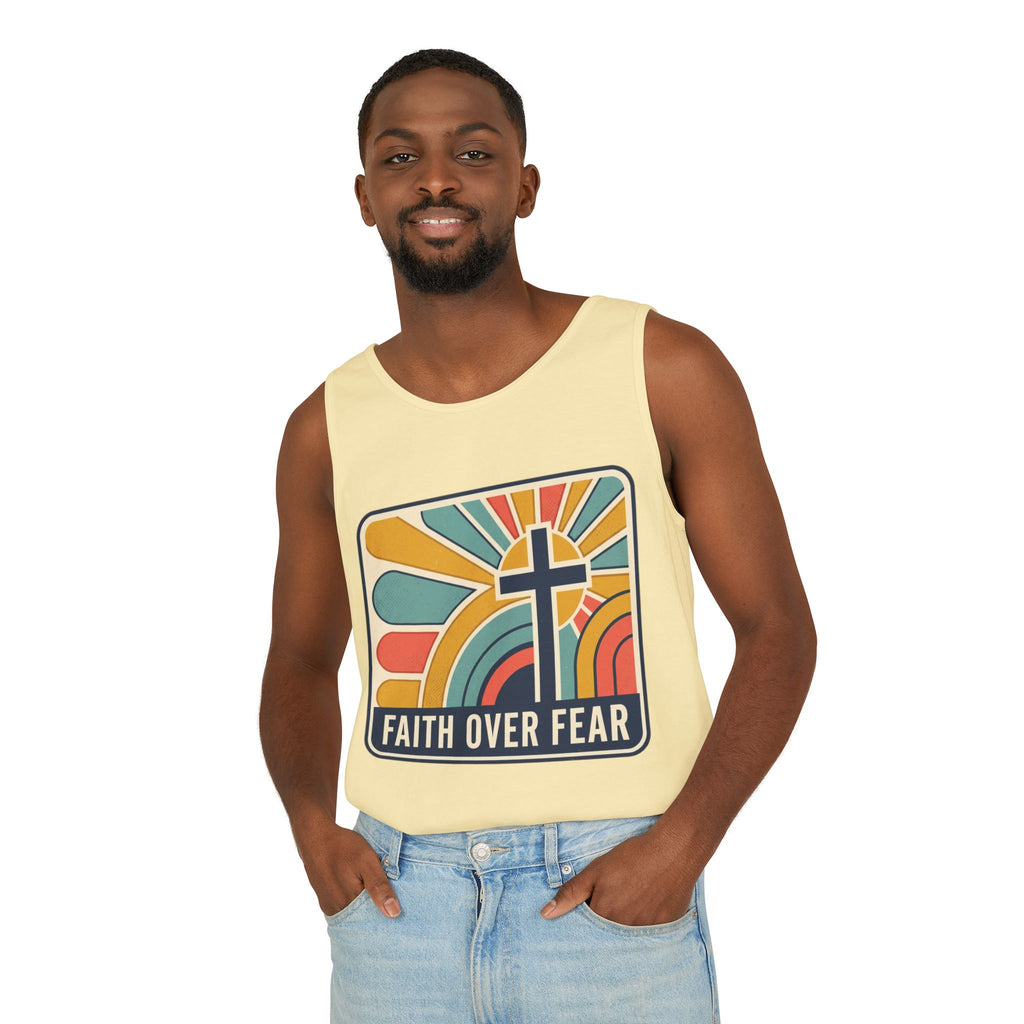 Faith over Fear tank top | Christian faith apparel