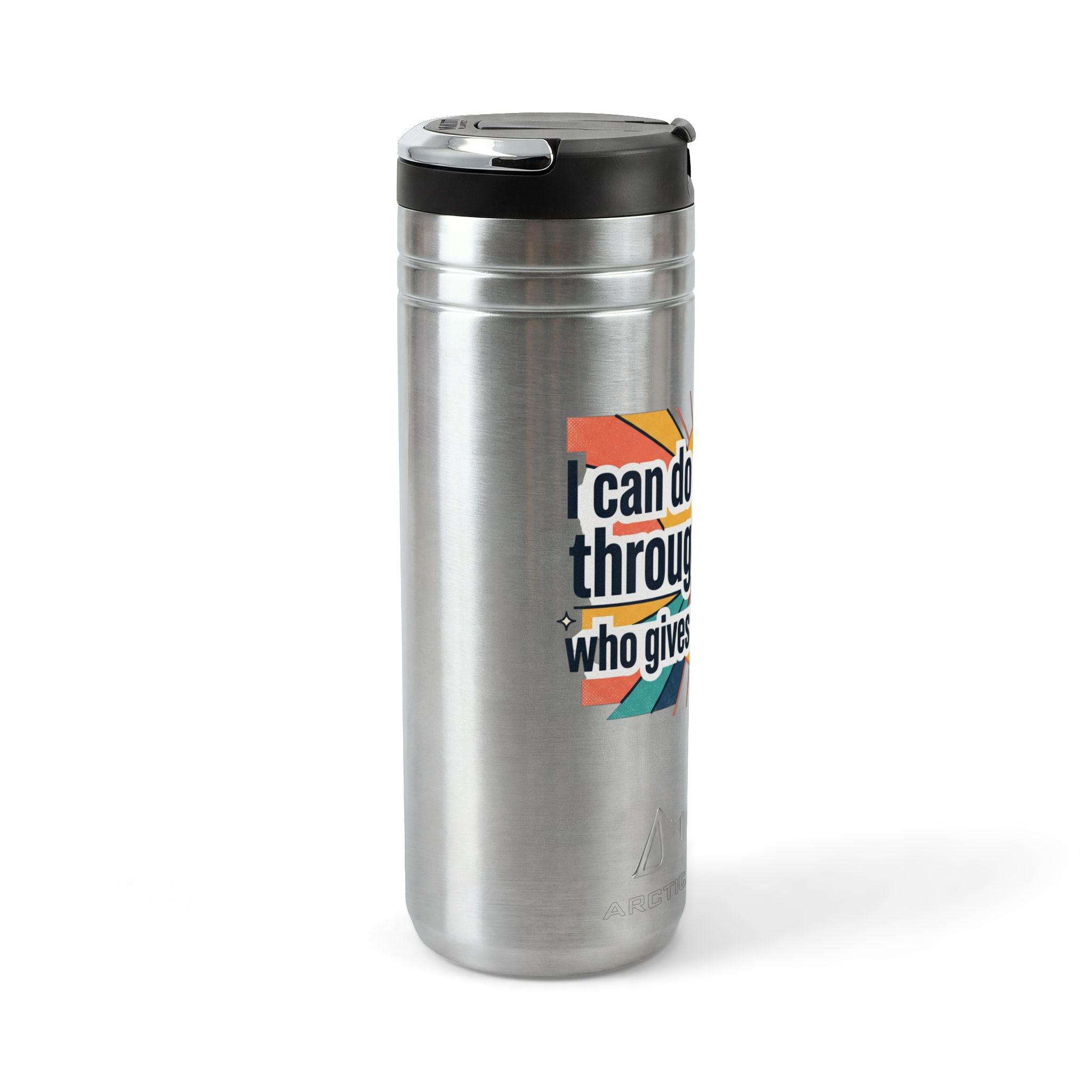 i can do all things emblem tumbler | Stainless steel straw tumbler 24oz