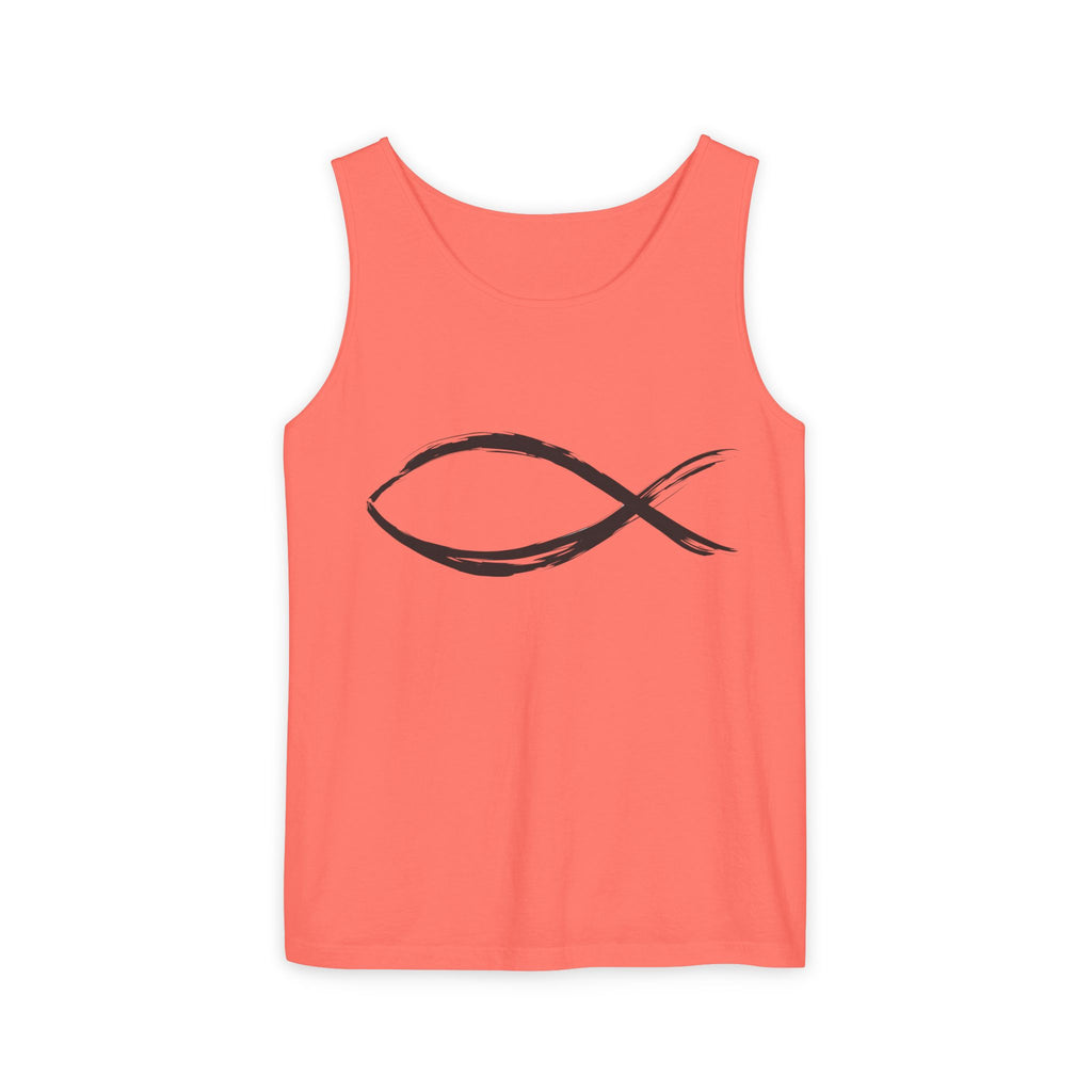 Fish Symbal tank top | Christian faith apparel