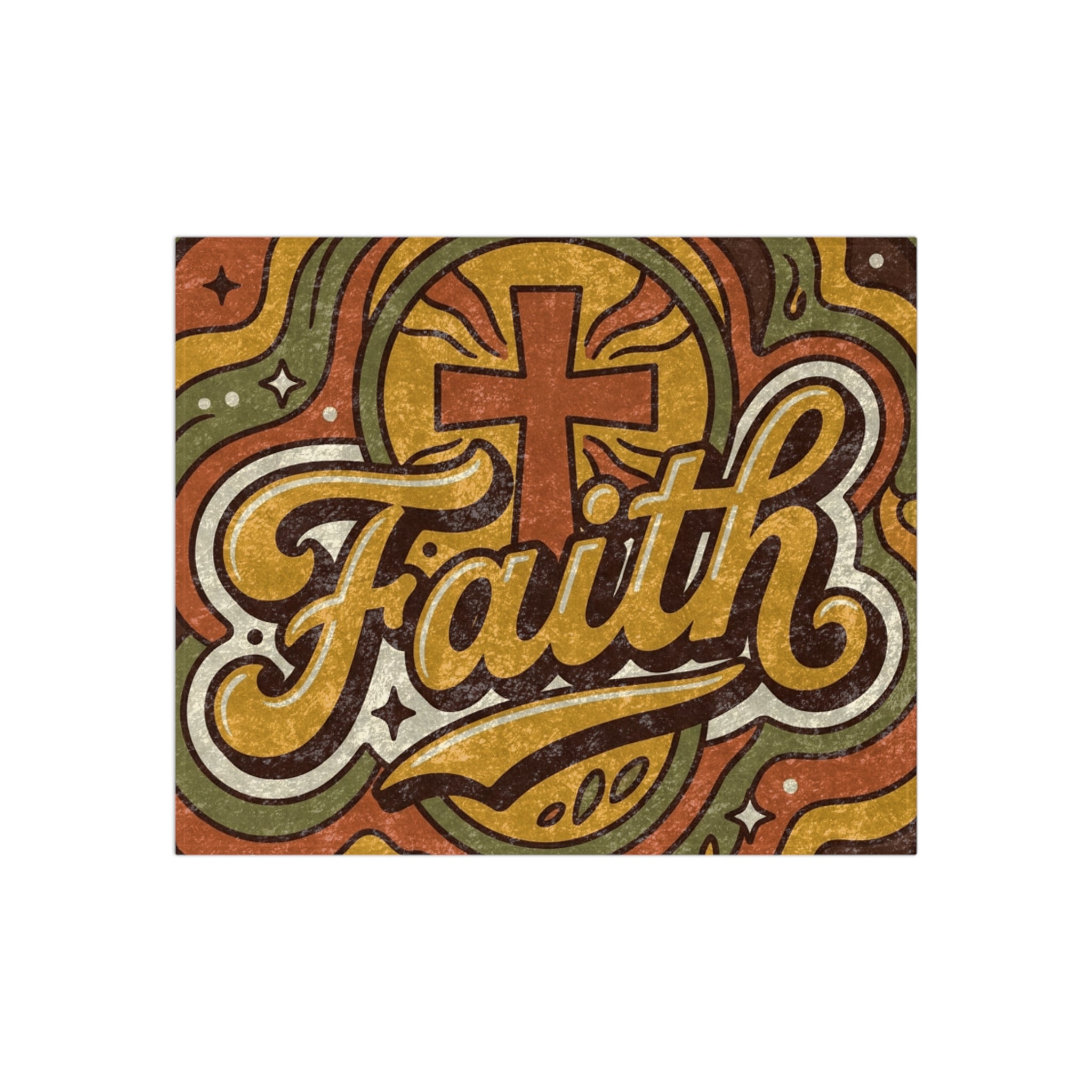 Faith Crushed Velvet Blanket | nursery decor, pastel vintage