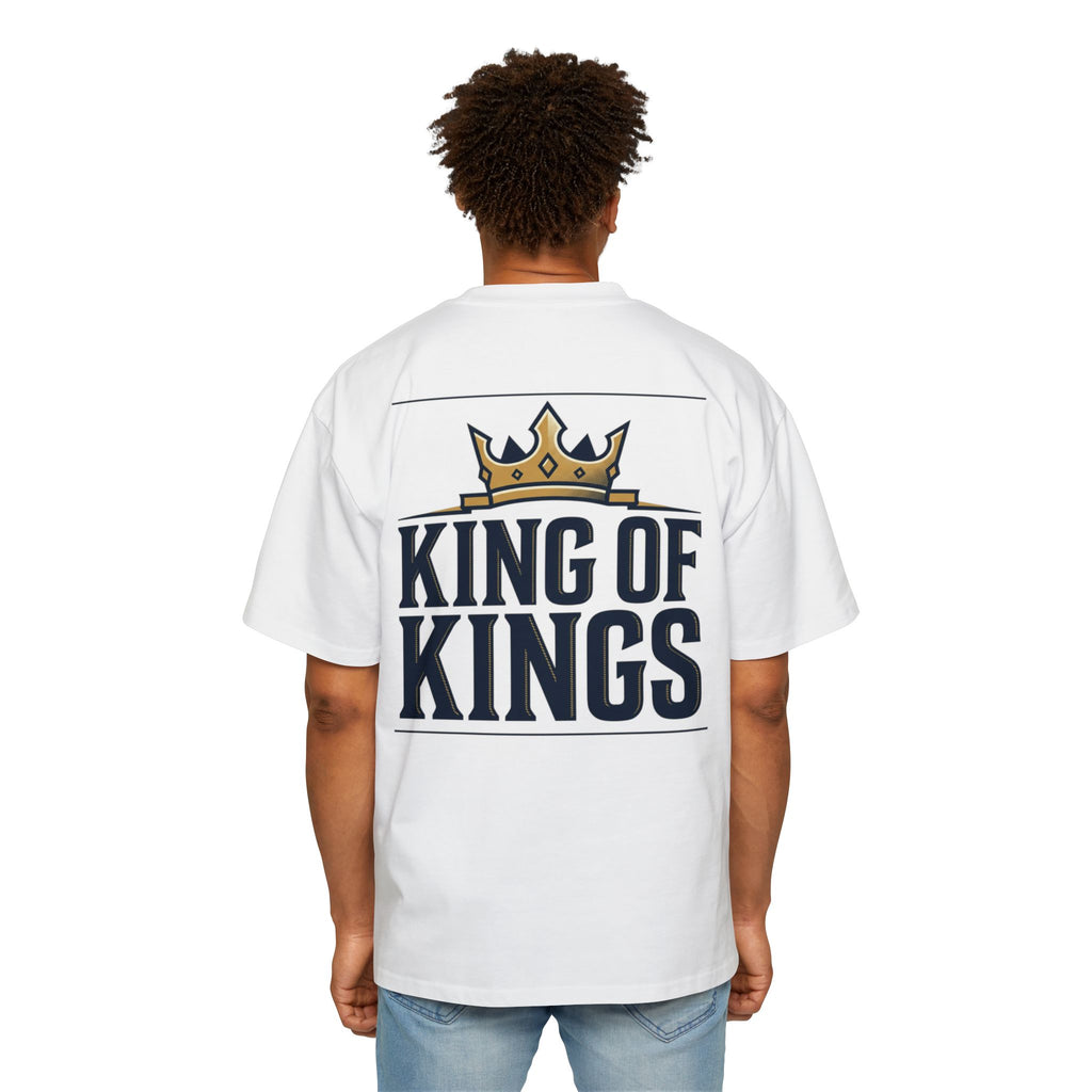 King of Kings Tee — Men's Oversized Graphic T-Shirt with Crown Design