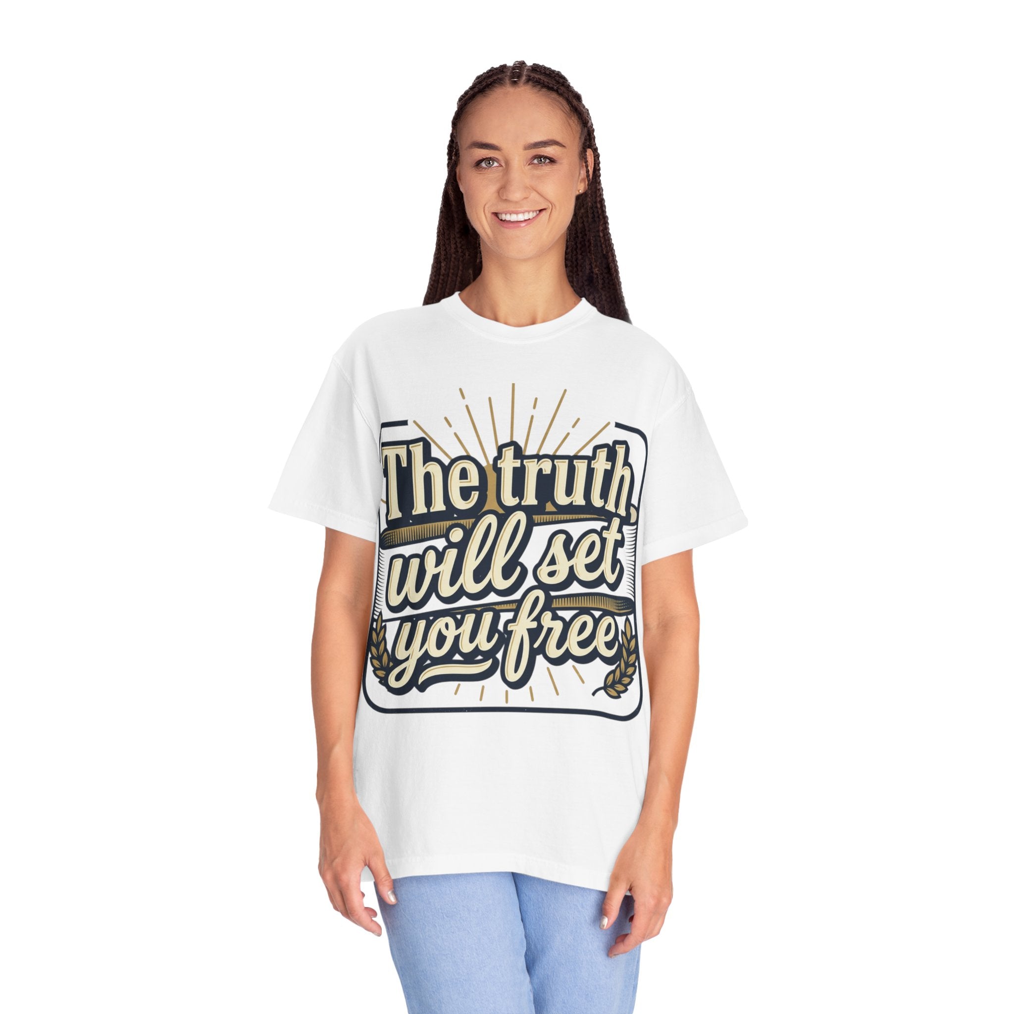 T-Shirt — "The Truth Will Set You Free" Inspirational Graphic Tee
