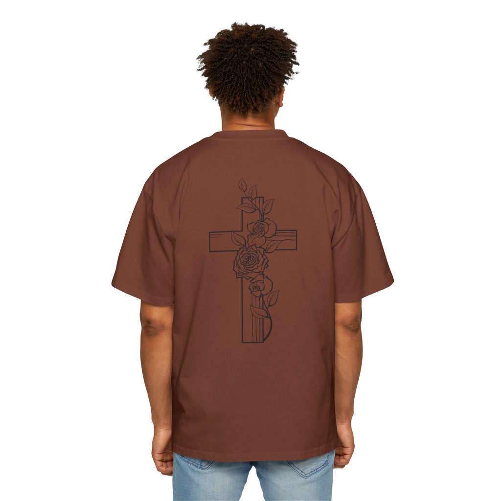 Cross and Rose| Grunge Christian Tee