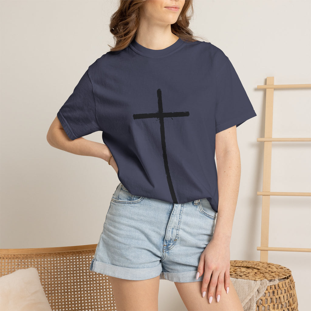 Cross T-shirt | Religious Gothic Faith Design