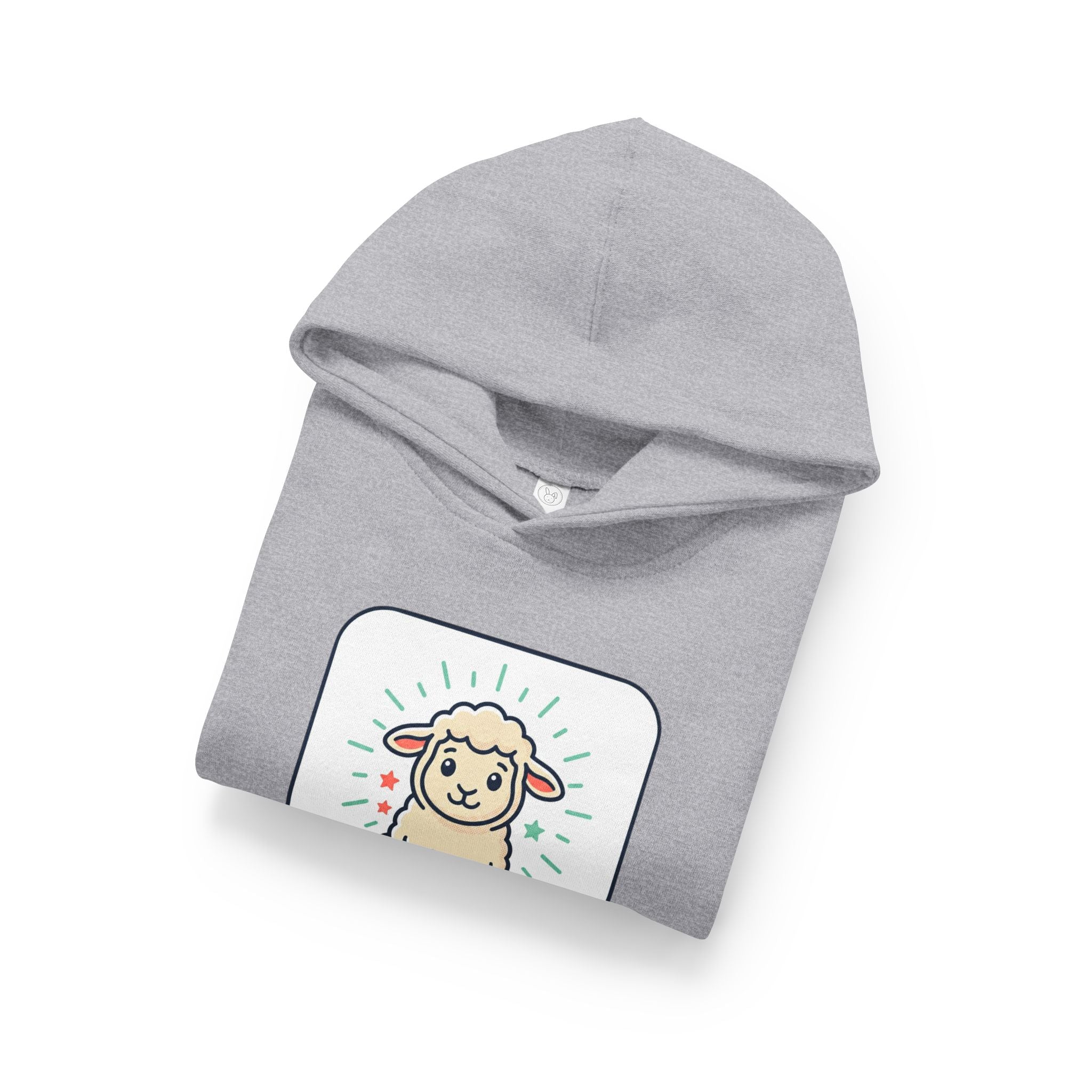 Loved & Blessed Lamb toddler hoodie | Cute lamb illustration pullover