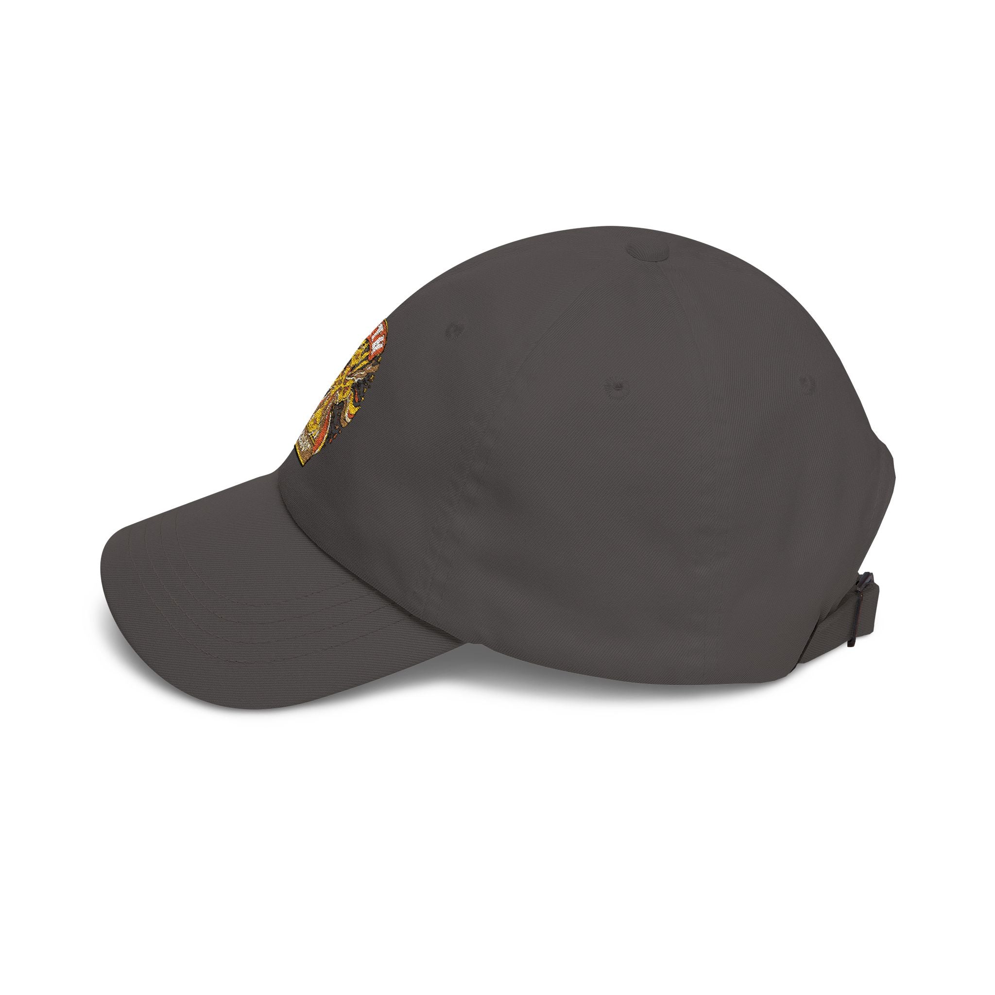 Faith Groovy Dad Cap — Christian Embroidered Baseball Hat
