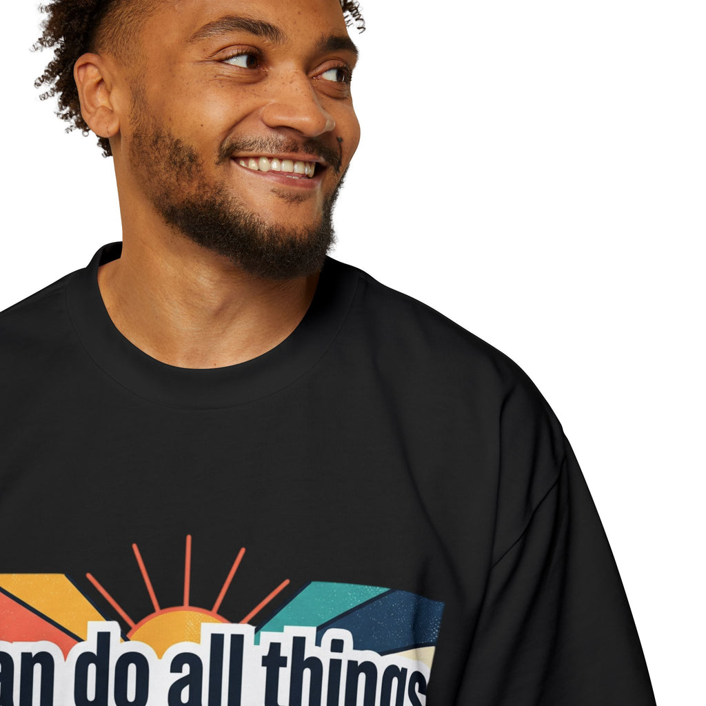 I can do all things through Christ who gives me strength T-Shirt | Grunge Christian Tee