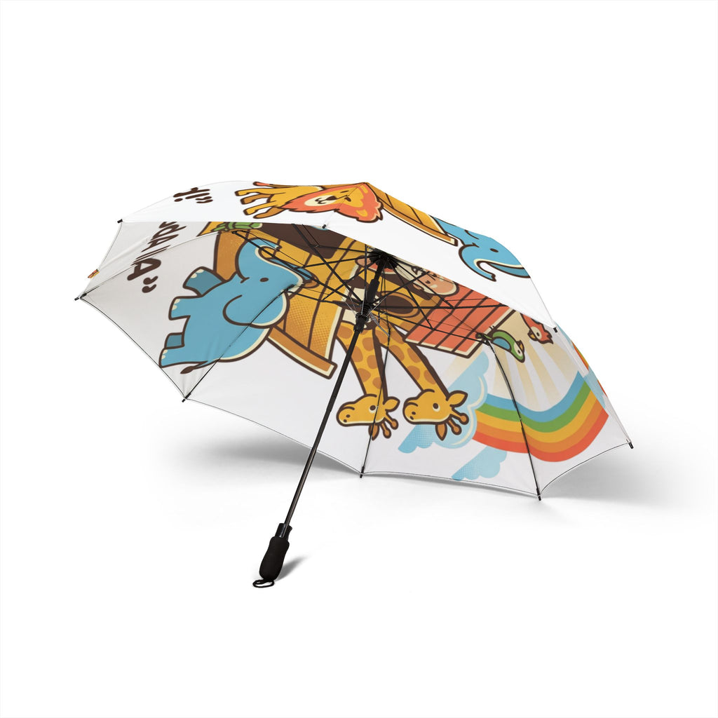 Foldable Umbrella — Noah's Ark, Compact Semi-Automatic Rain Umbrella