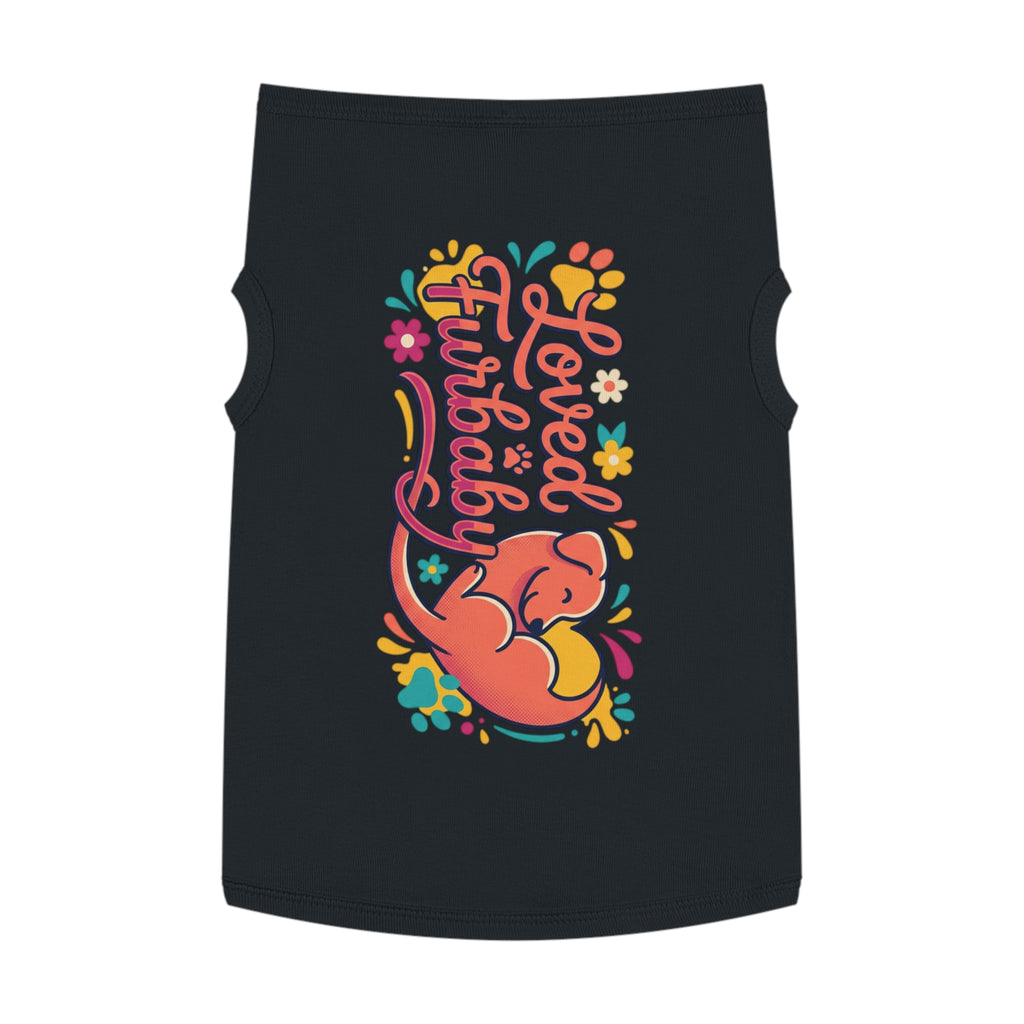 Pet Tank Top - "Loved Furbaby" Cute Dog Graphic Christian Pet Shirt