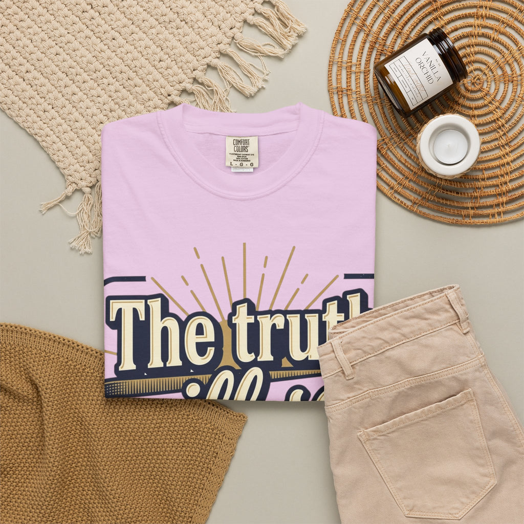 T-Shirt — "The Truth Will Set You Free" Inspirational Graphic Tee