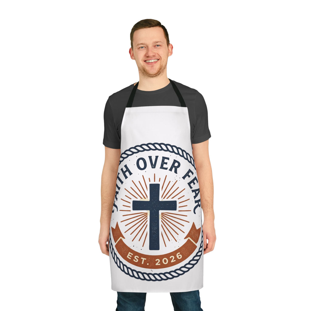 Faith Over Fear cross apron | Apron