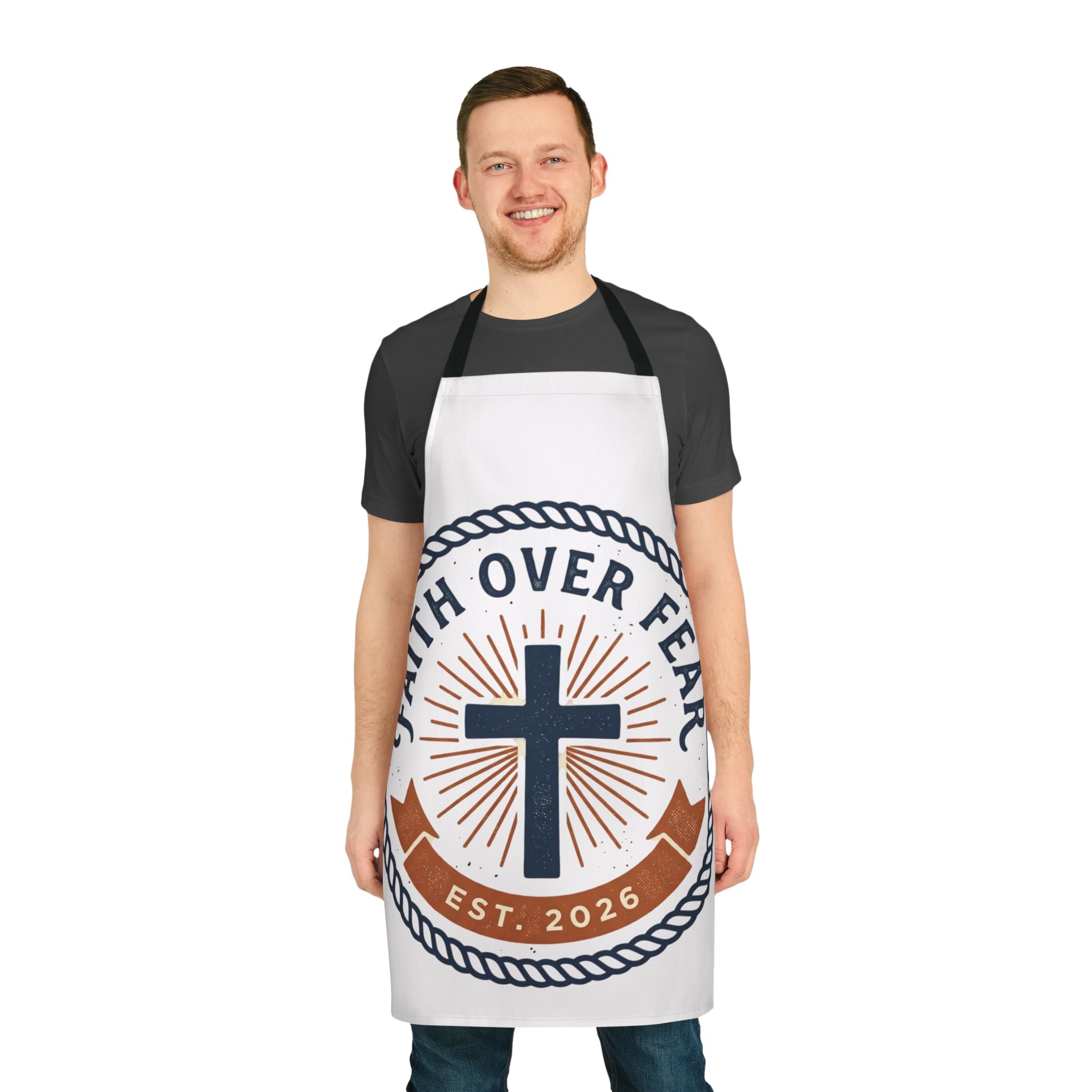 Faith Over Fear cross apron | Apron