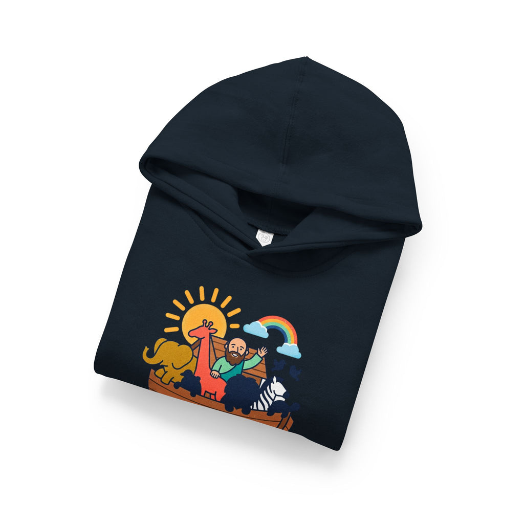 Noah's ark toddler hoodie | cute illustration pullover