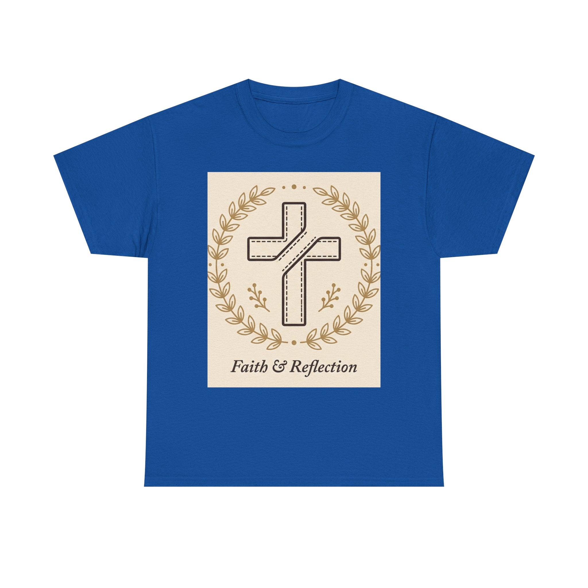 Faith & Reflection Cross T-Shirt | Christian Scripture Tee
