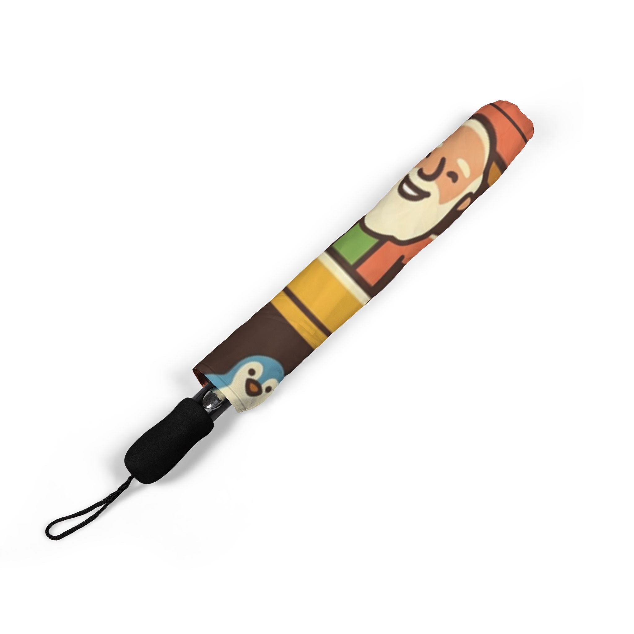 Foldable Umbrella — Noah's Ark, Compact Semi-Automatic Rain Umbrella