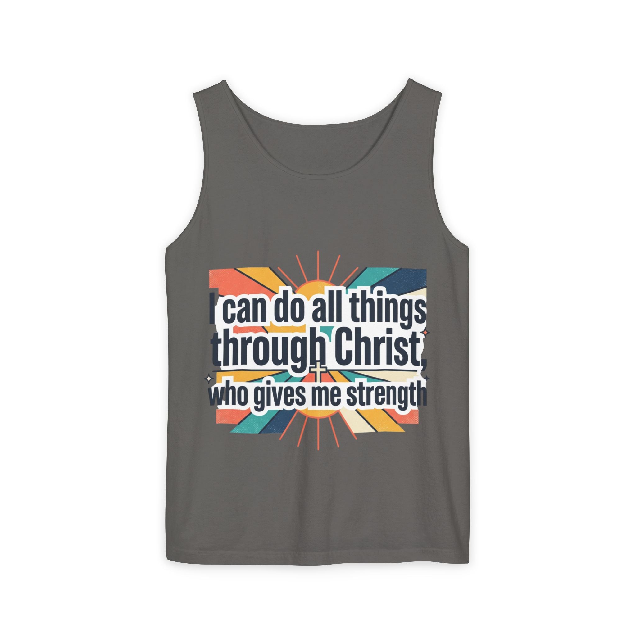 I can do all things tank top | Christian faith apparel