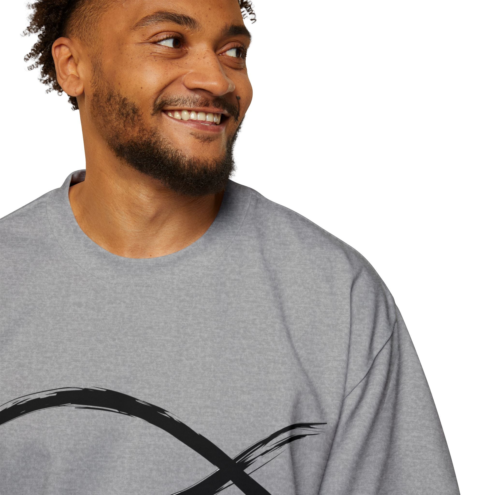Fish Christian Symbol| Grunge Christian Tee