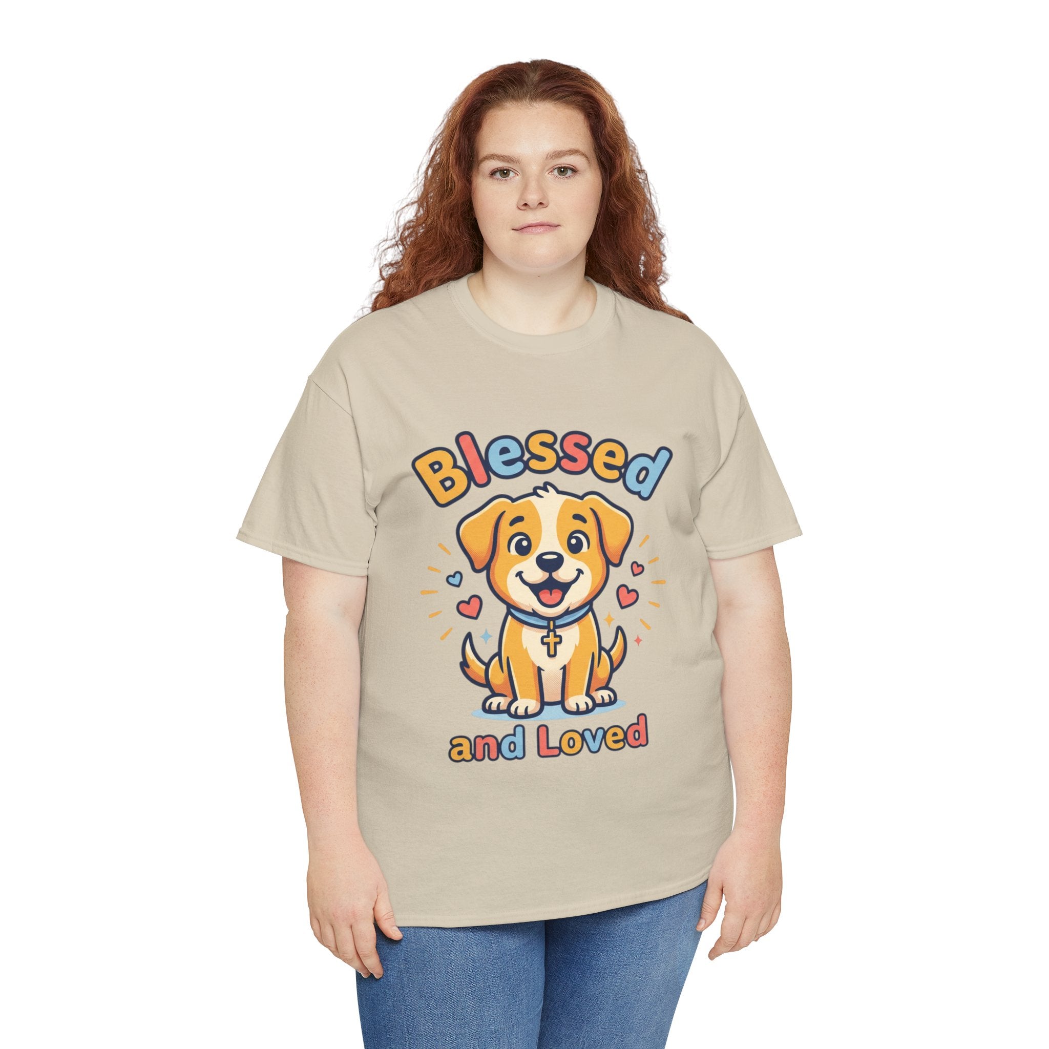 Blessed and Loved Puppy T-Shirt — Cute Dog Graphic Tee for Pet Lovers