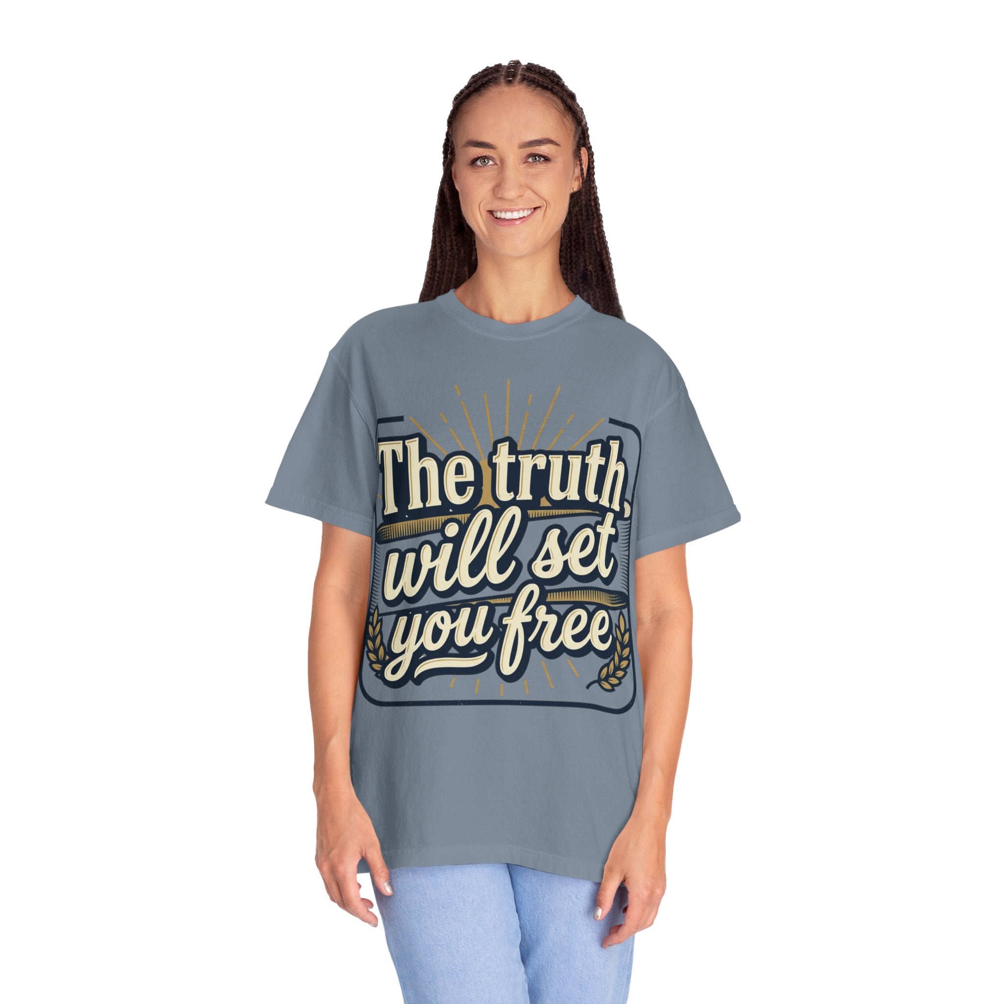 T-Shirt — "The Truth Will Set You Free" Inspirational Graphic Tee