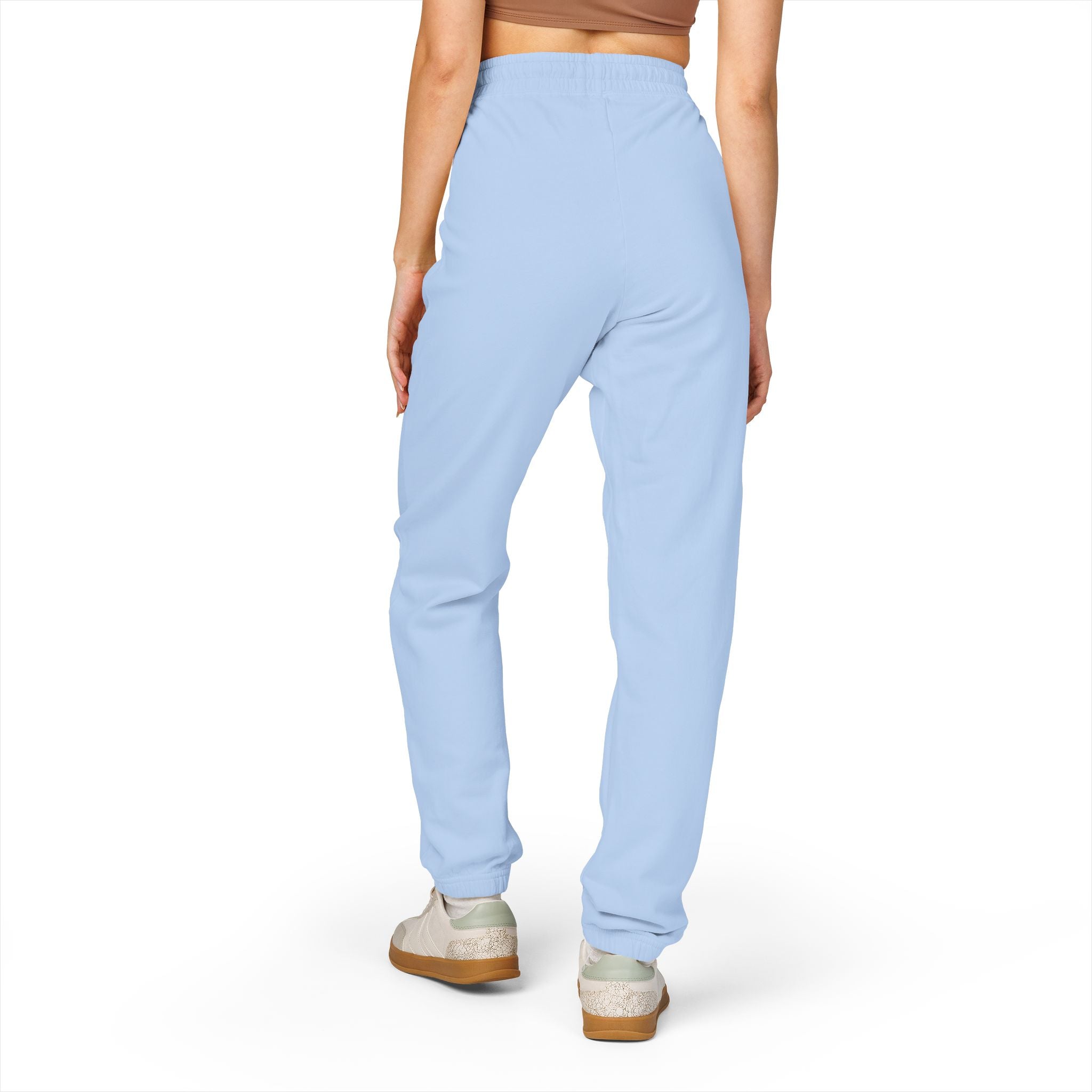 Distressed Faith over Fear Sweatpants | Garment-Dyed Fleece Joggers