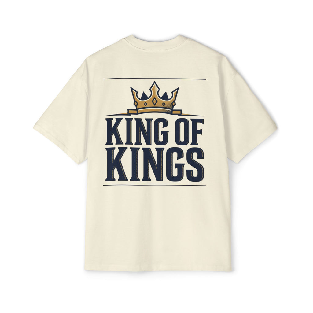King of Kings Tee — Men's Oversized Graphic T-Shirt with Crown Design