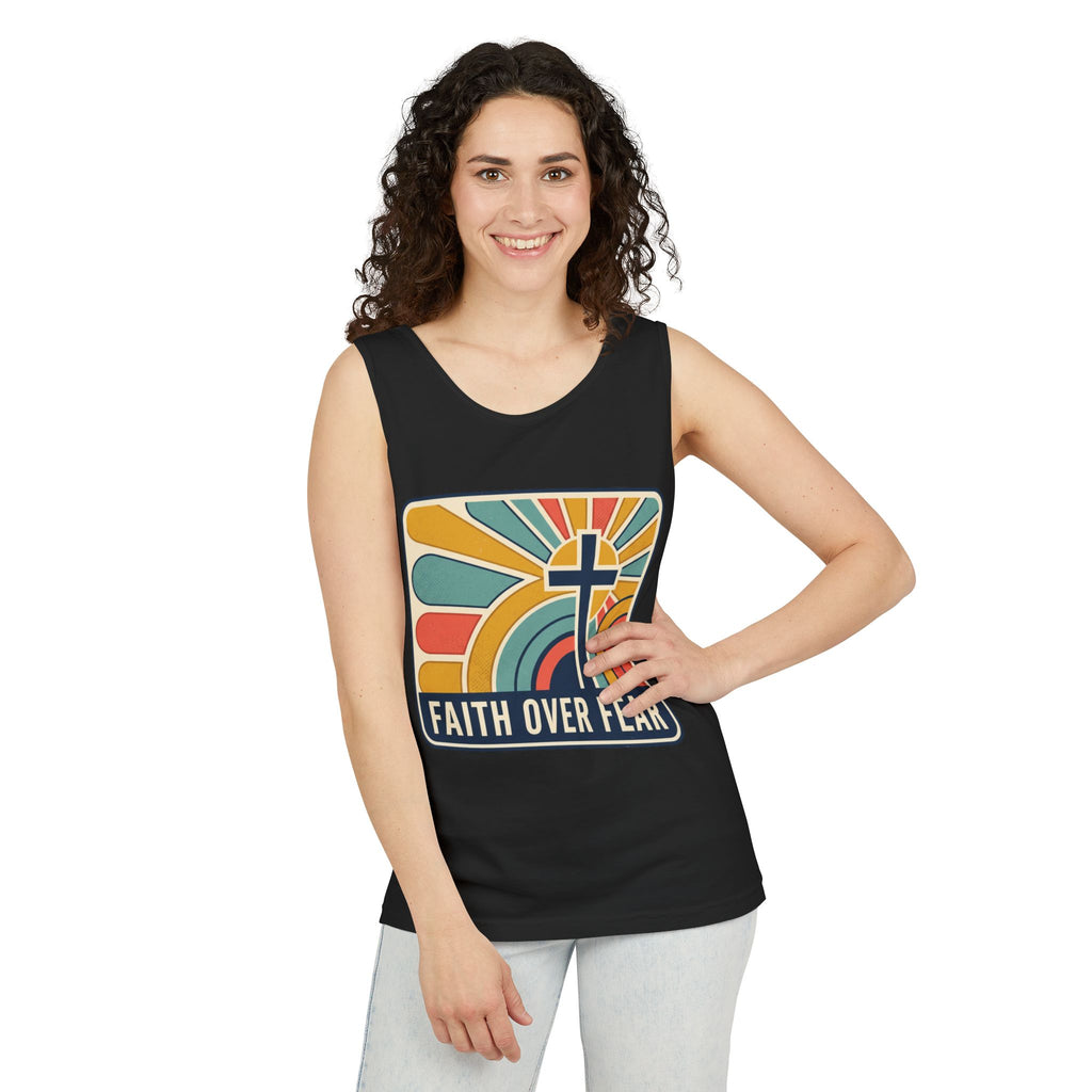 Faith over Fear tank top | Christian faith apparel