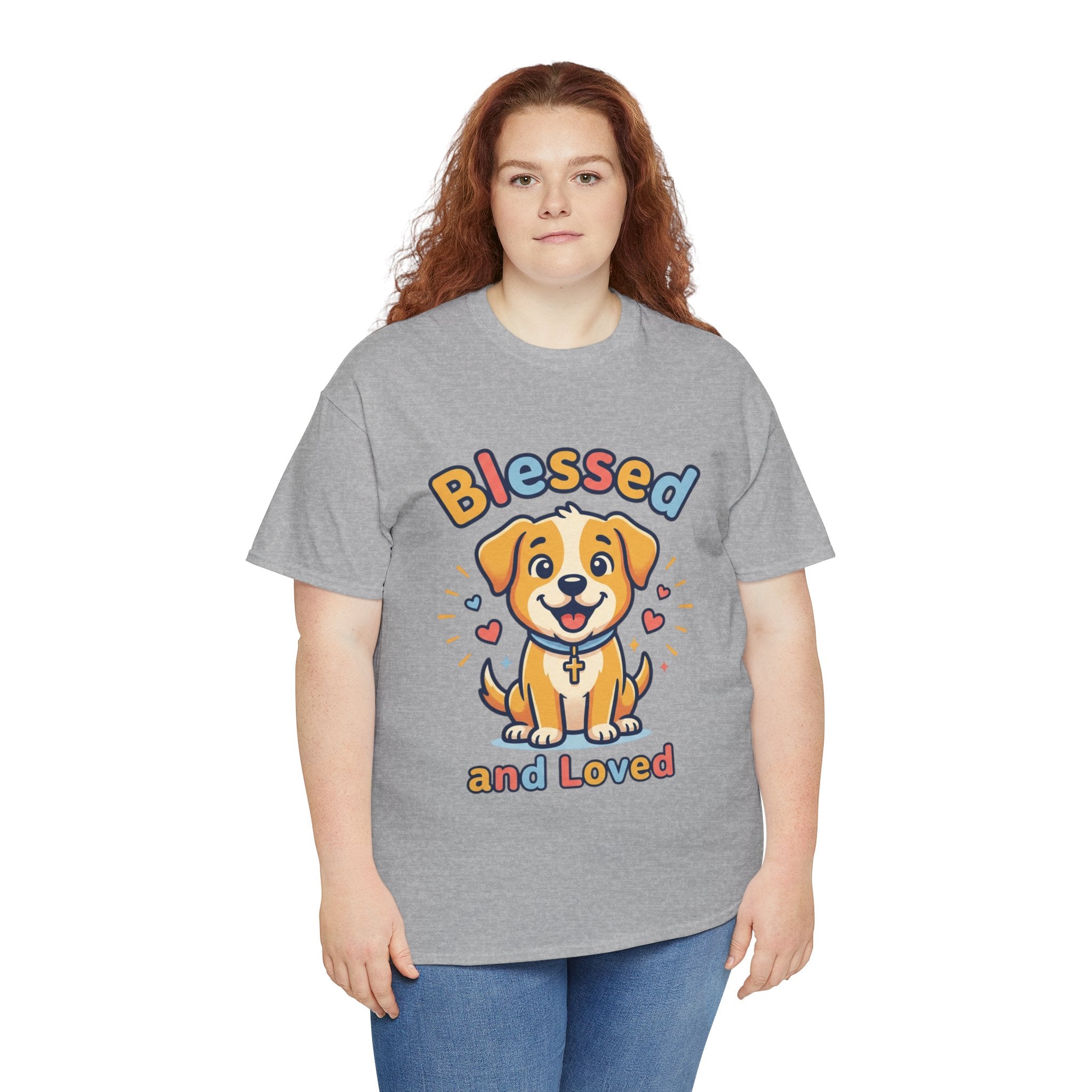 Blessed and Loved Puppy T-Shirt — Cute Dog Graphic Tee for Pet Lovers